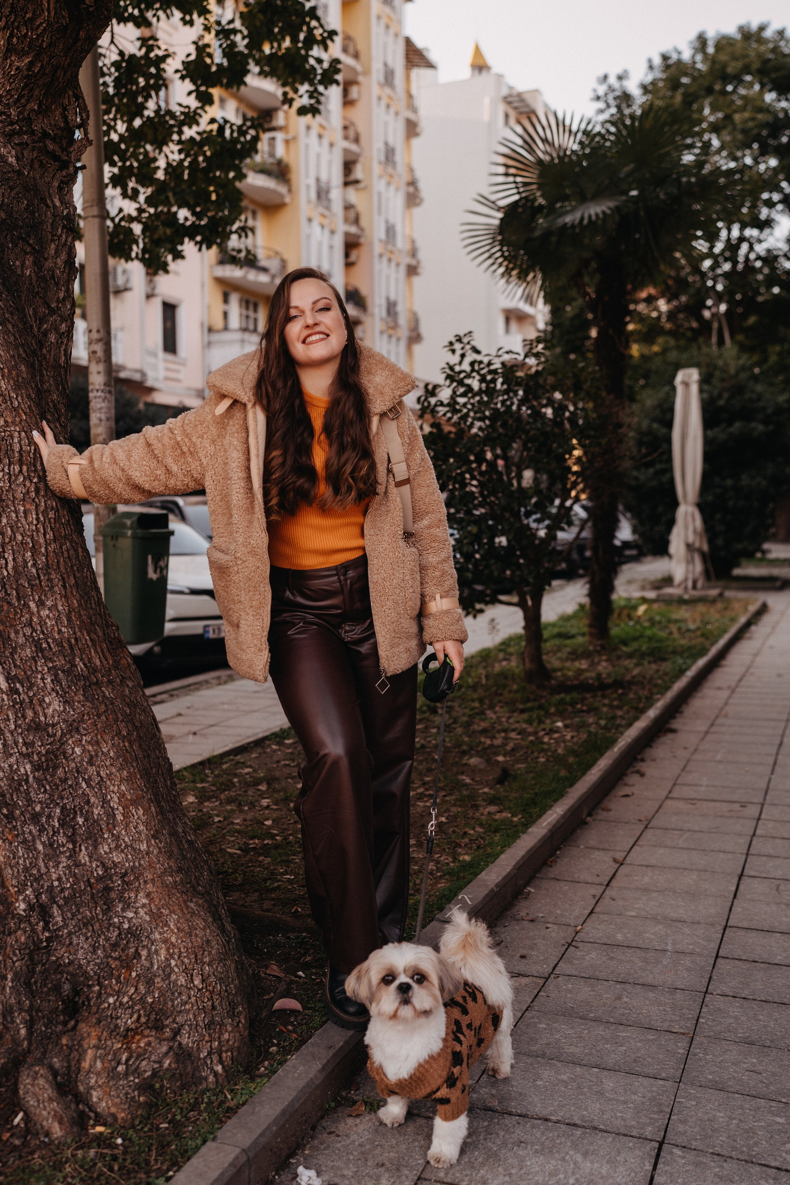 Фотосессия с собакой в Батуми. Портретный и свадебный фотограф в Батуми Валерия Азаренко