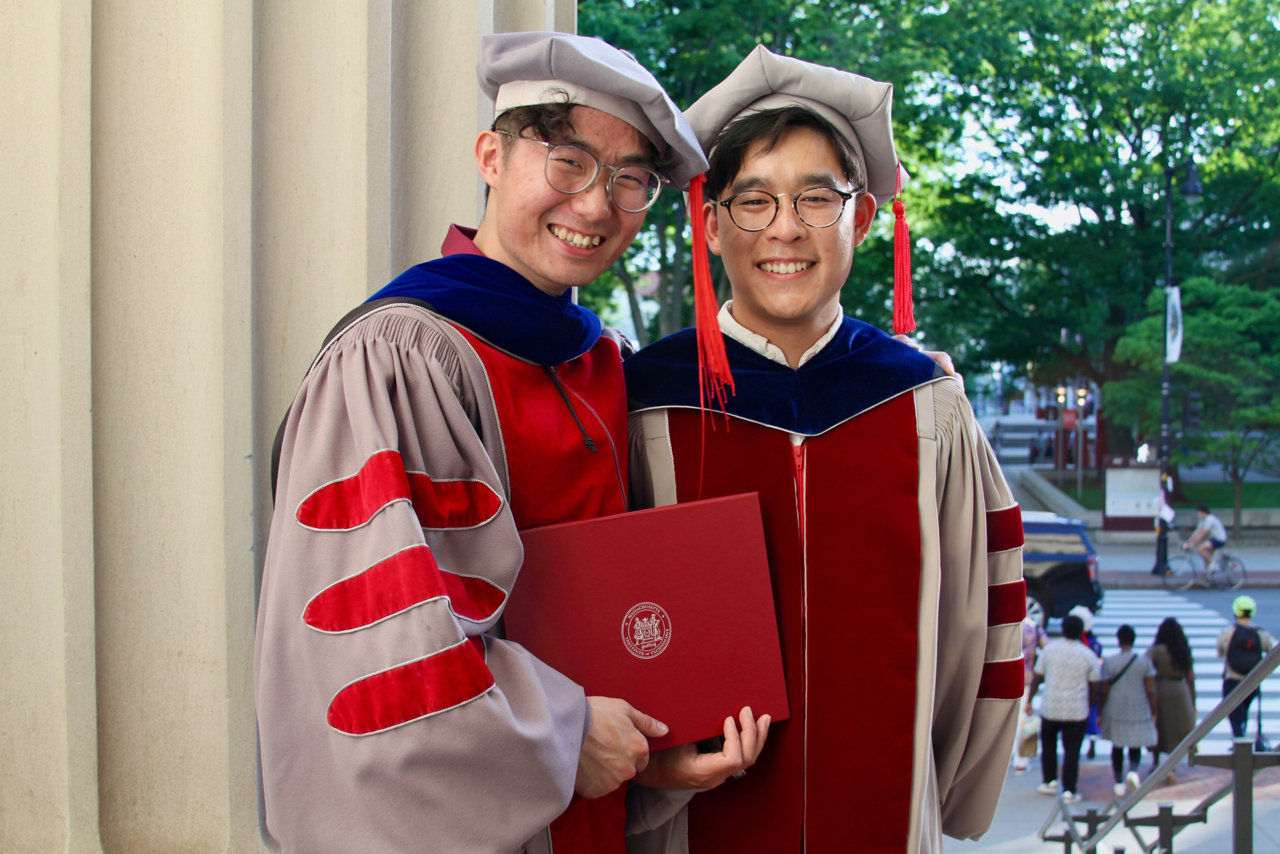 PhD graduation with Elton. Kelly Sang, graduation and portrait photographer in Boston