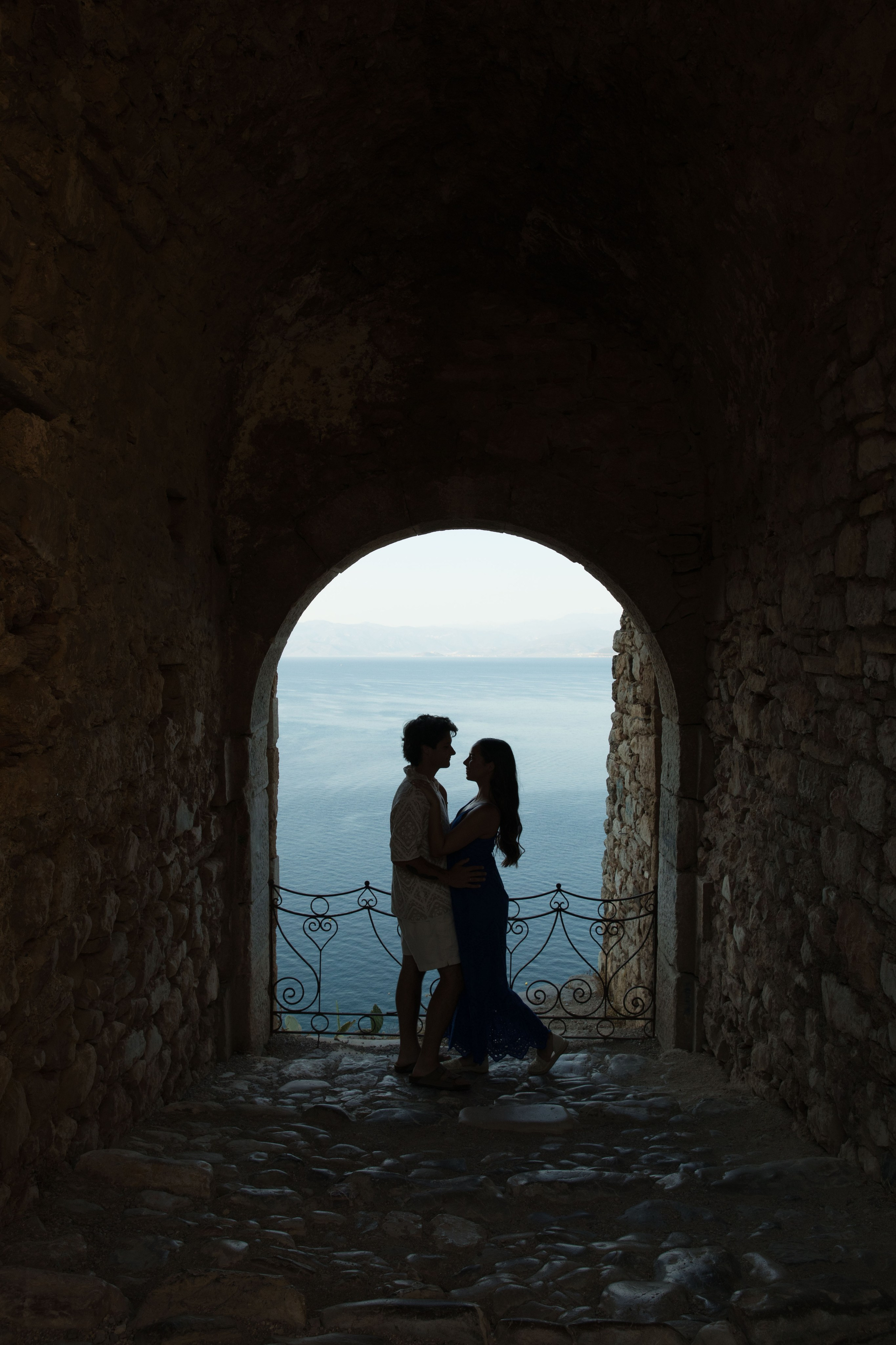 Evan & Sofia (USA). Photographer Anya Khasapi. Nafplio, Greece