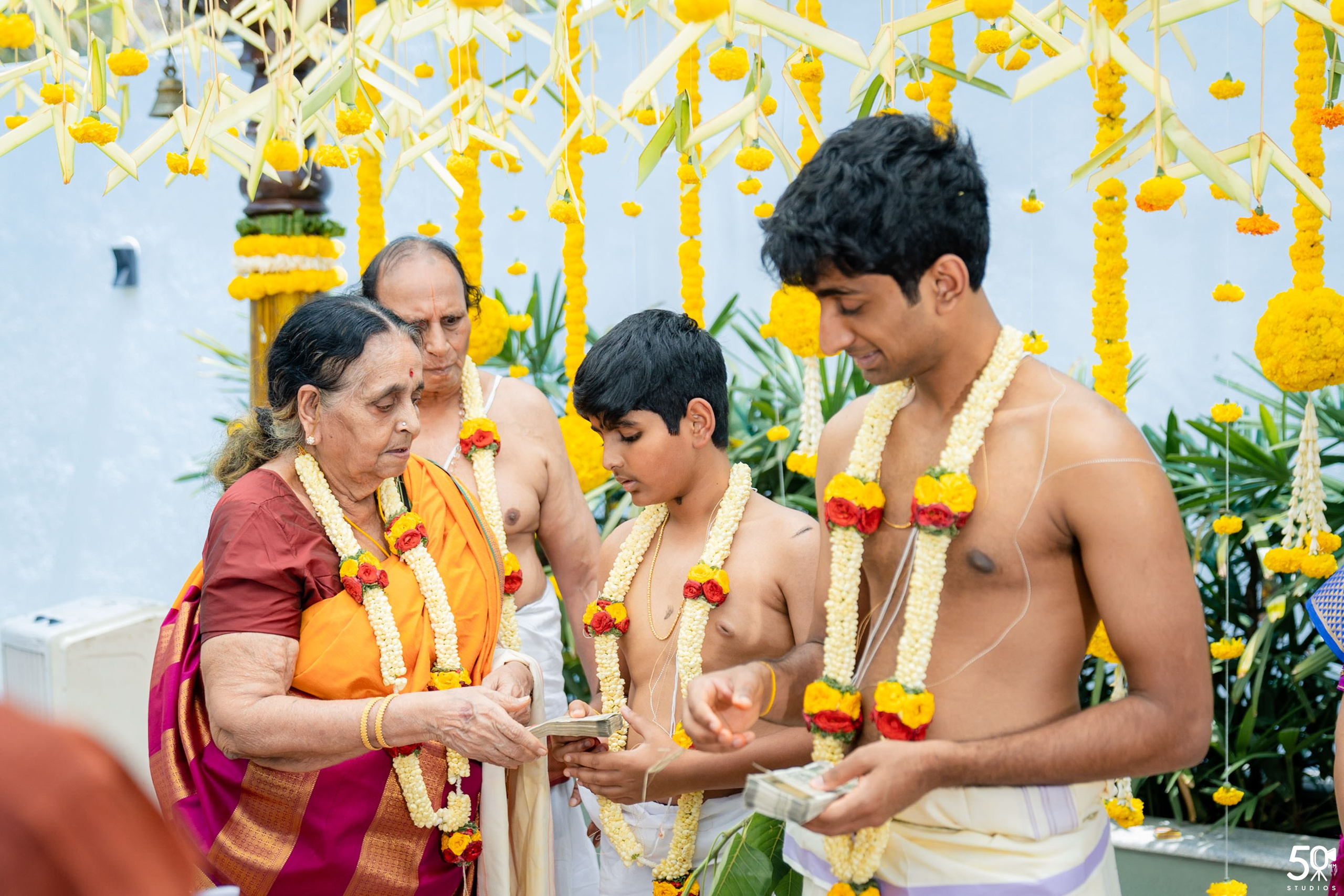 SANJAY AND SAKETH UPANAYANA. 50mm STUDIOS
