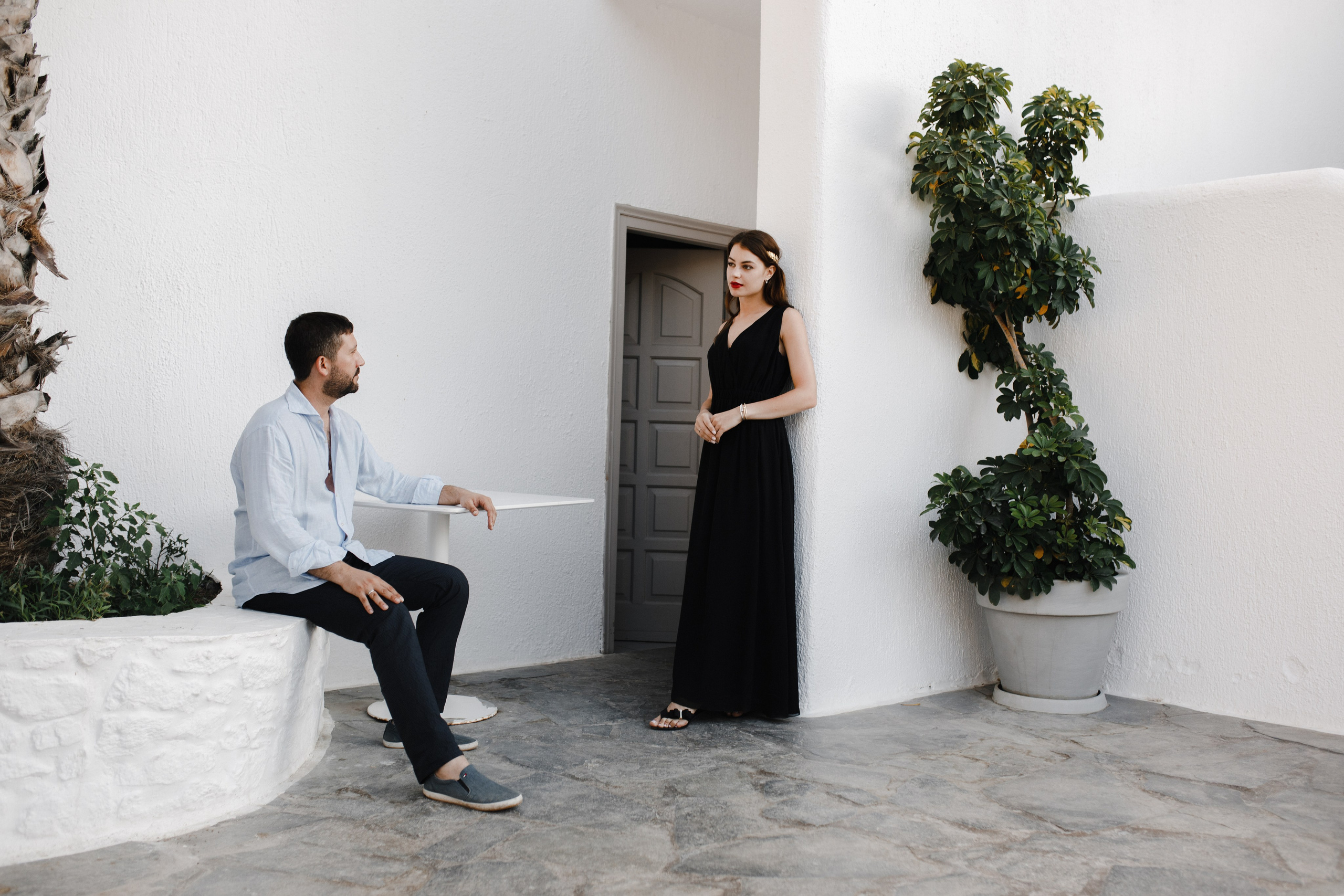 Ruslan & Nastya, Mykonos. Denny Savon — Photographer in Santorini | Weddings, Love Stories & Flying Dress