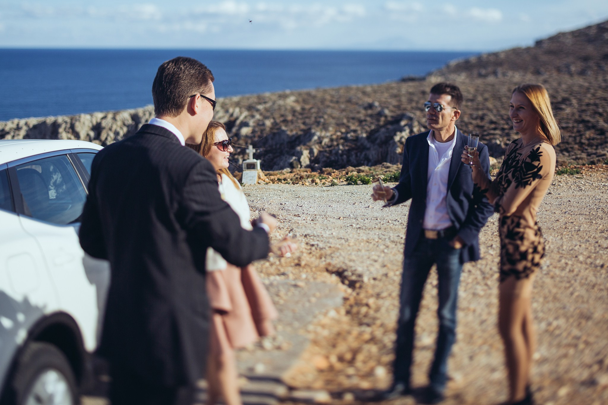 Ronalds & Svetlana, Crete. Denny Savon — Photographer in Santorini | Weddings, Love Stories & Flying Dress