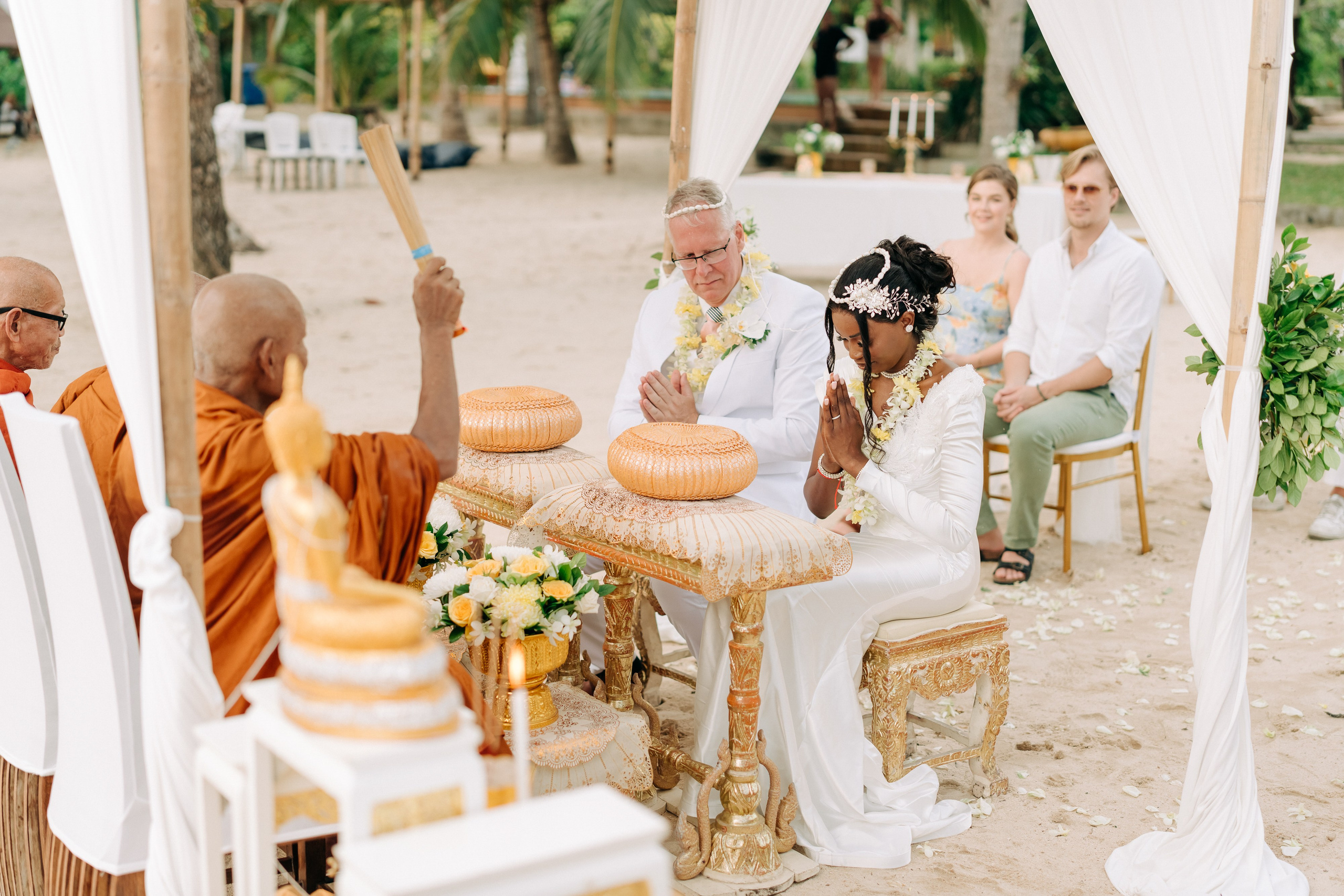 GRACE & MARTIN. Буддийская свадебная церемония на Самуи, Таиланд