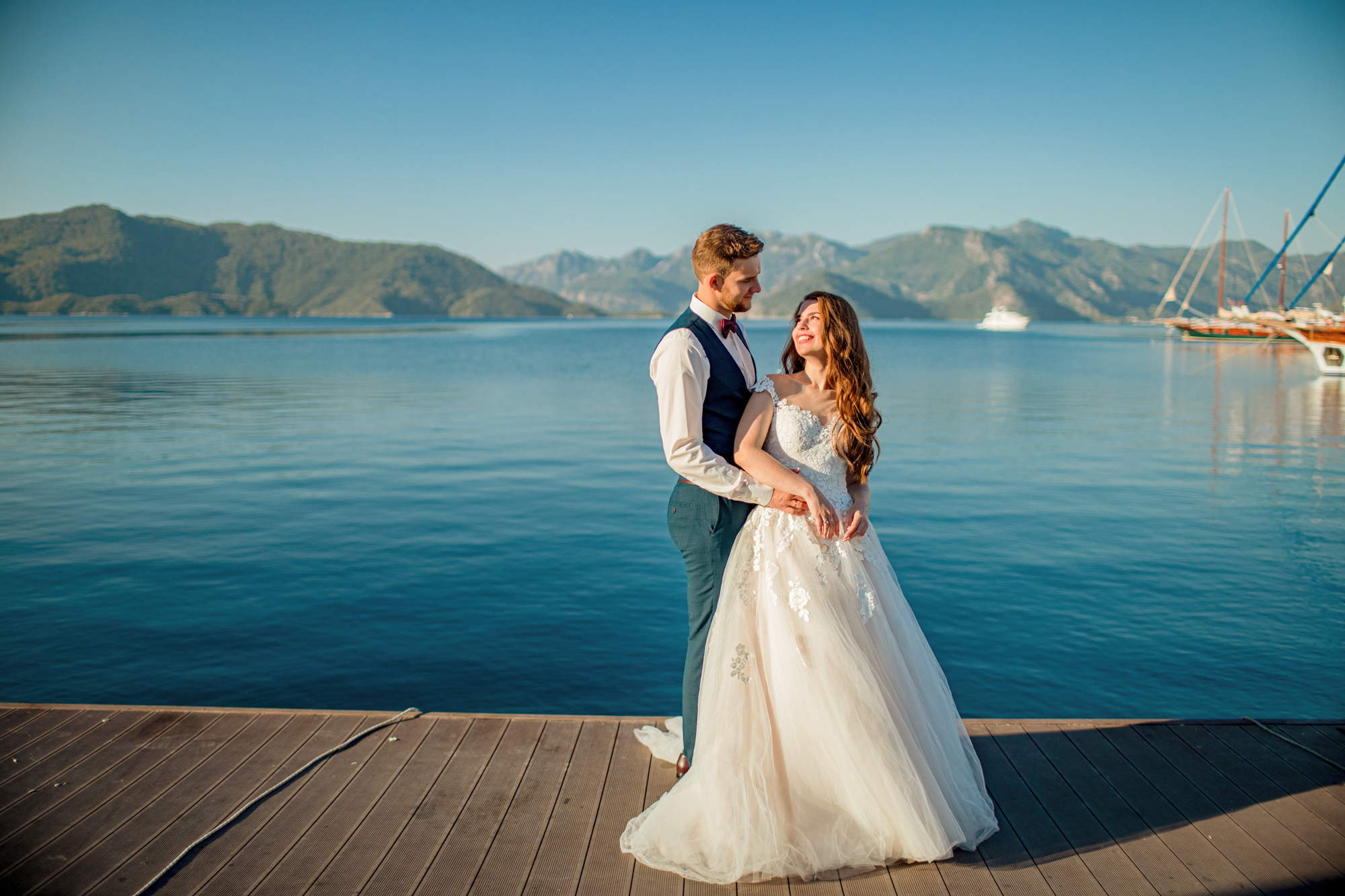 Wedding photo shoot in Marmaris old town. Julia Ganch I Fashion Wedding Photography I Cappadocia Turkey