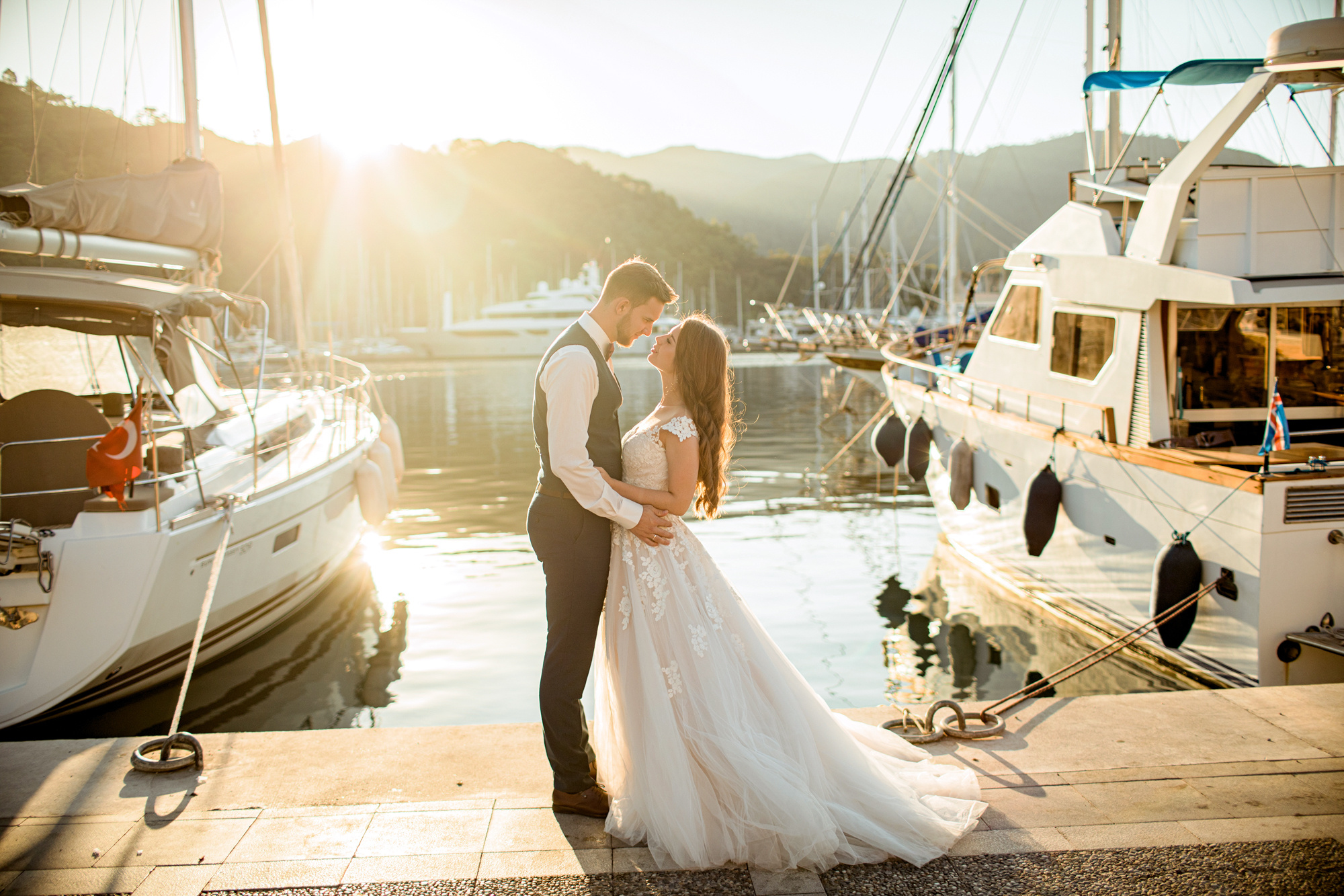 Wedding photo shoot in Marmaris old town. Julia Ganch I Fashion Wedding Photography I Cappadocia Turkey