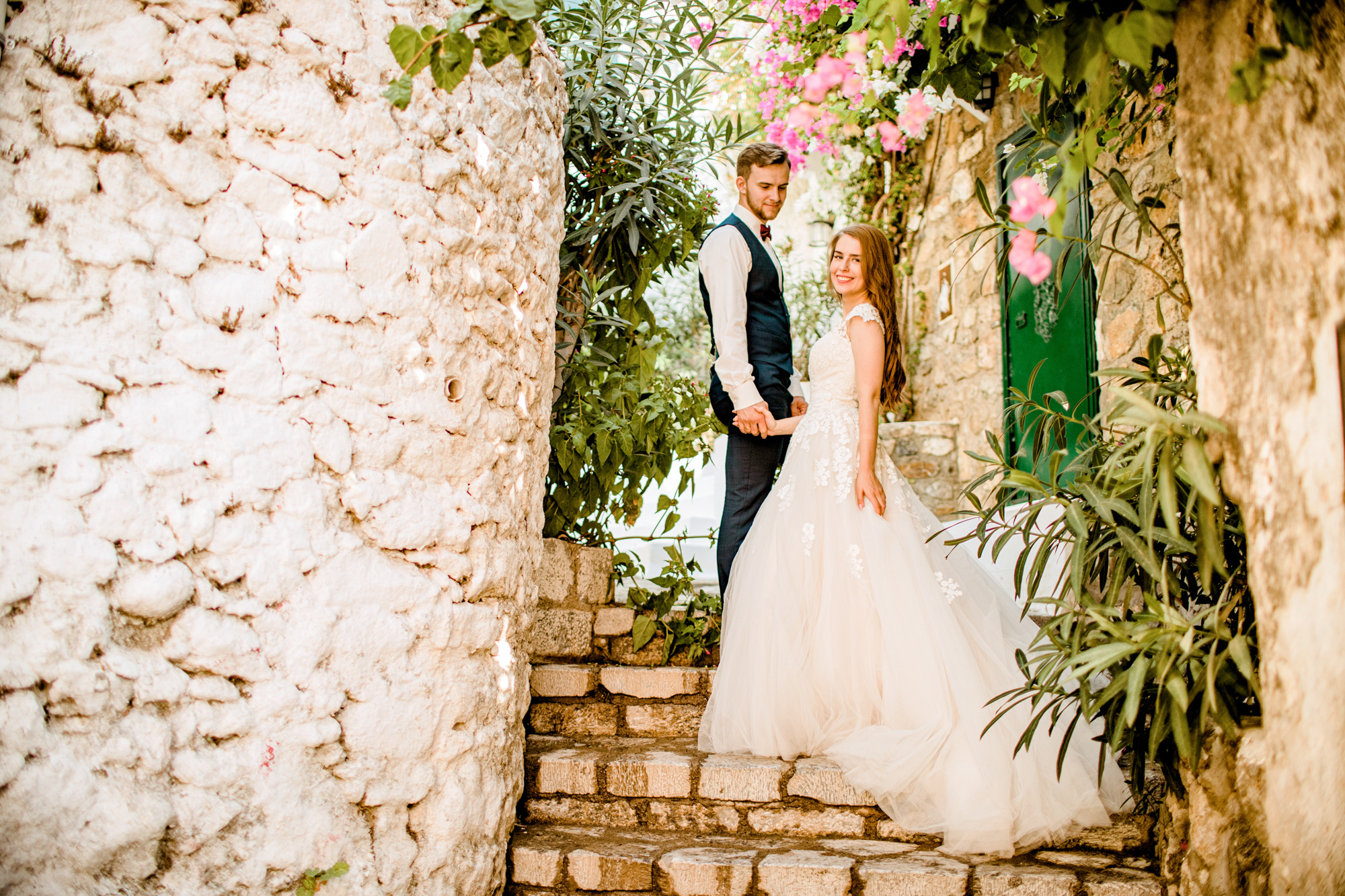 Wedding photo shoot in Marmaris old town. Julia Ganch I Fashion Wedding Photography I Cappadocia Turkey