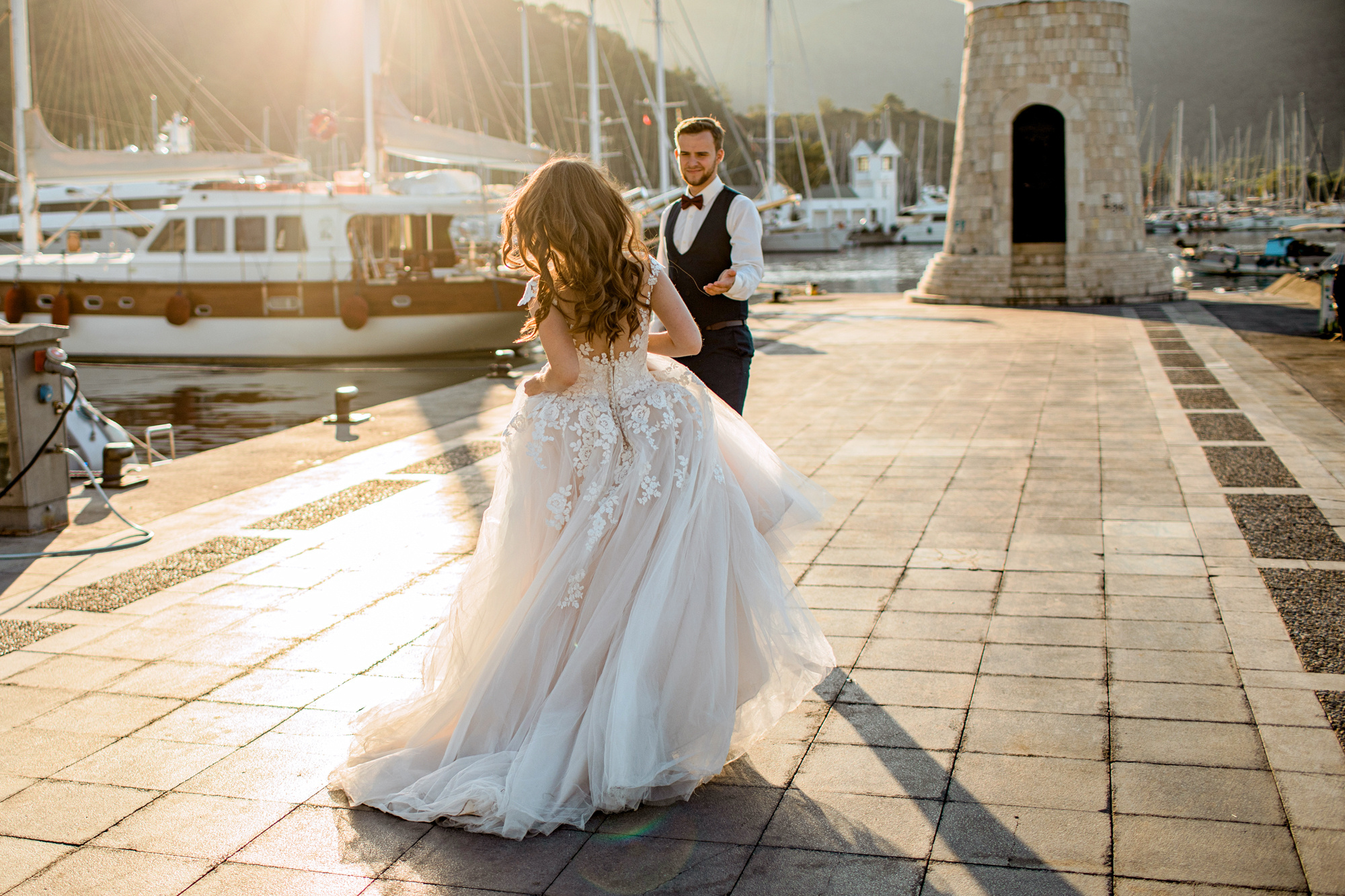 Wedding photo shoot in Marmaris old town. Julia Ganch I Fashion Wedding Photography I Cappadocia Turkey