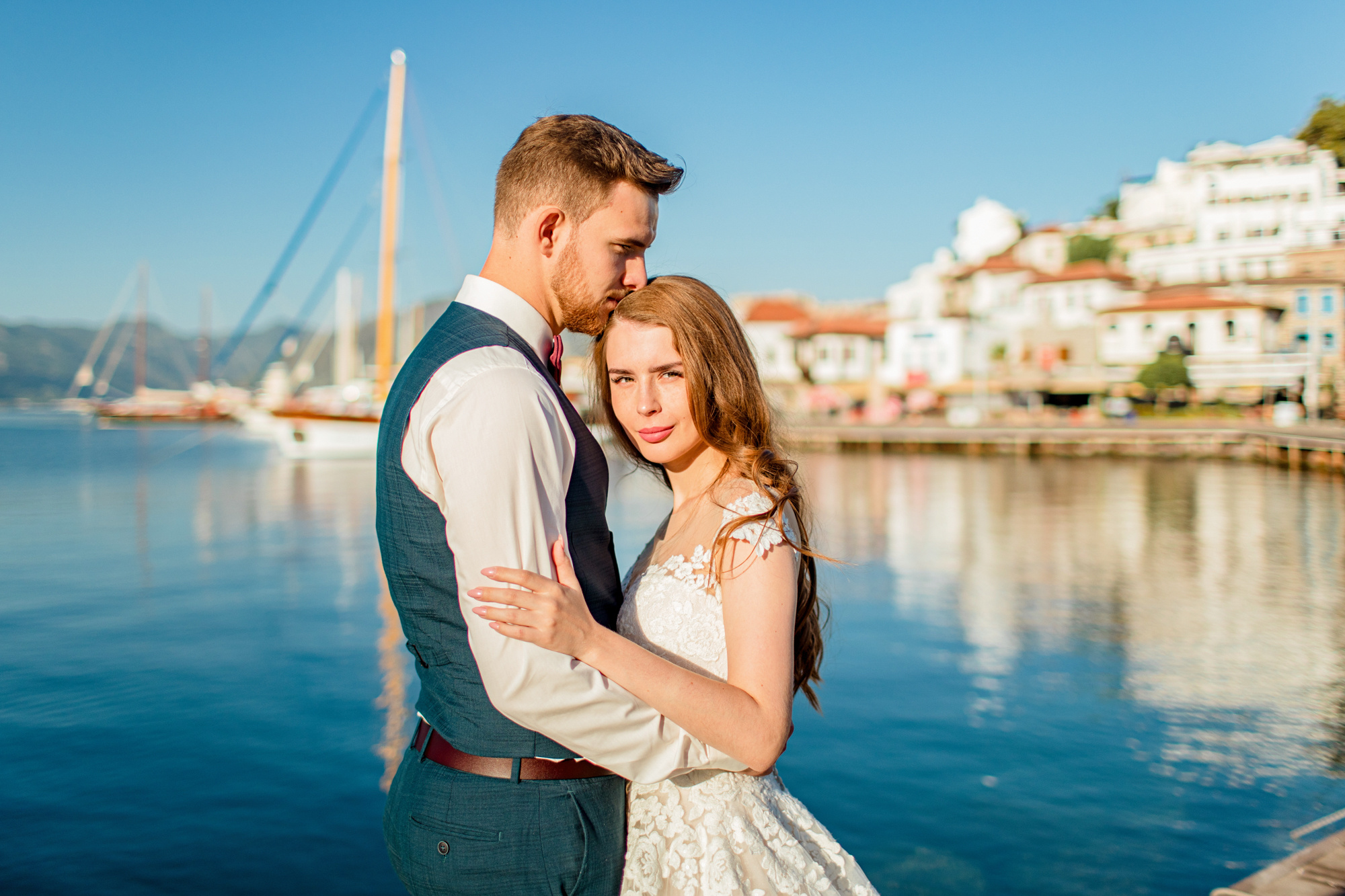 Wedding photo shoot in Marmaris old town. Julia Ganch I Fashion Wedding Photography I Cappadocia Turkey