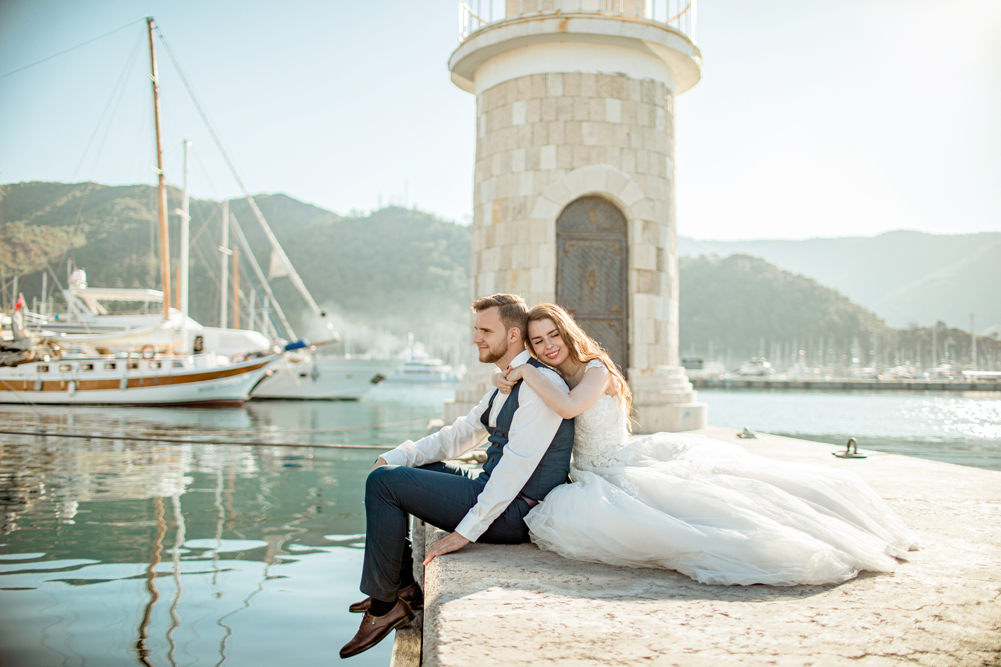 Wedding photo shoot in Marmaris old town. Julia Ganch I Fashion Wedding Photography I Cappadocia Turkey