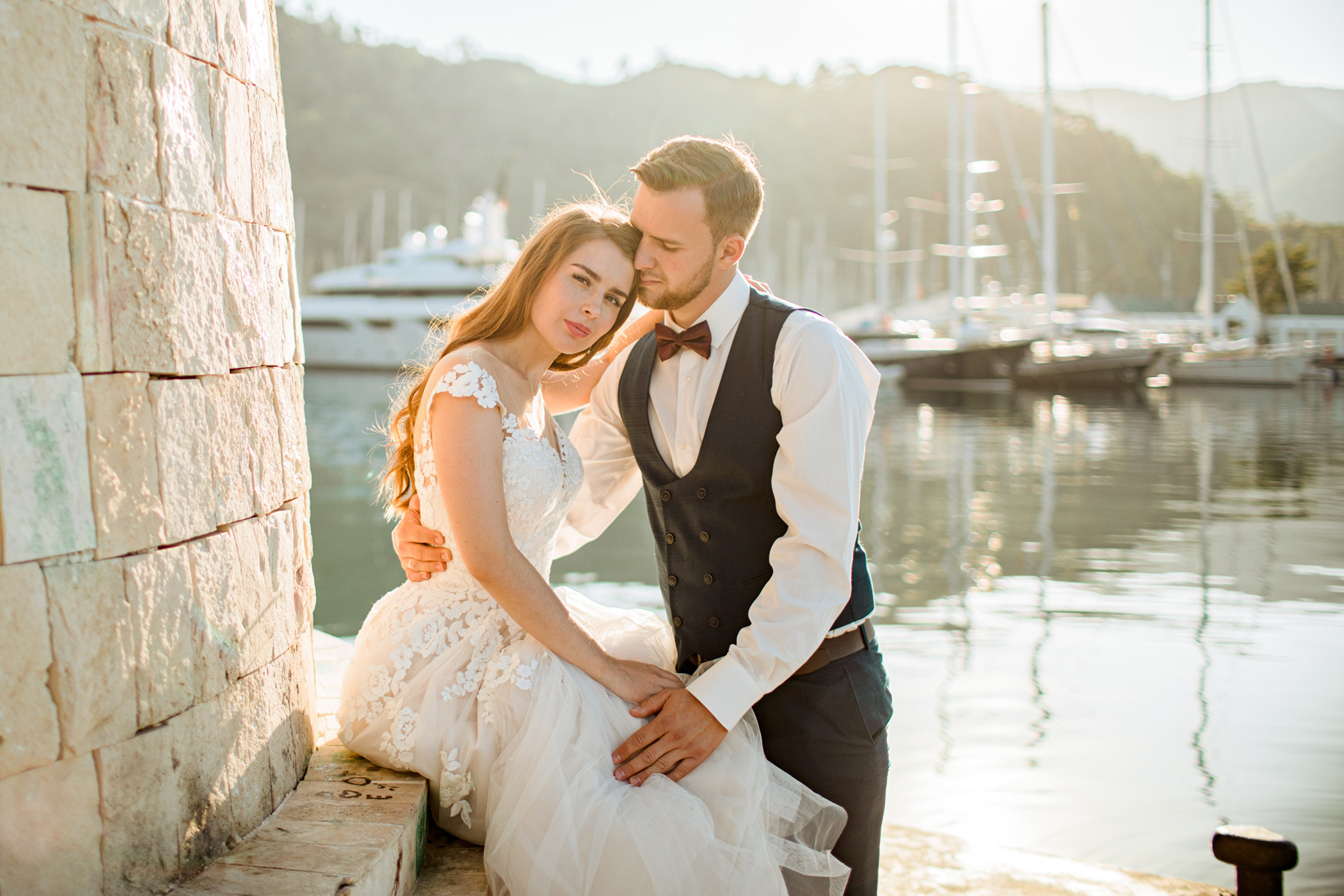 Wedding photo shoot in Marmaris old town. Julia Ganch I Fashion Wedding Photography I Cappadocia Turkey