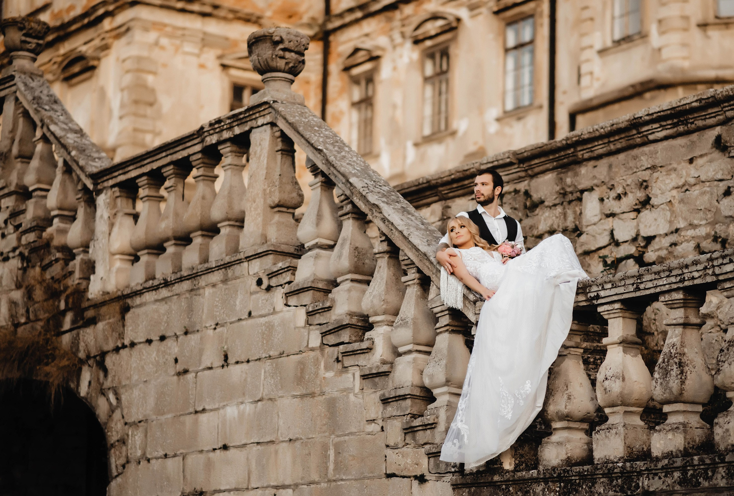 Підгорецький замок Віталій та Марічка. Весільний та портретний фотограф Кизим Арсен