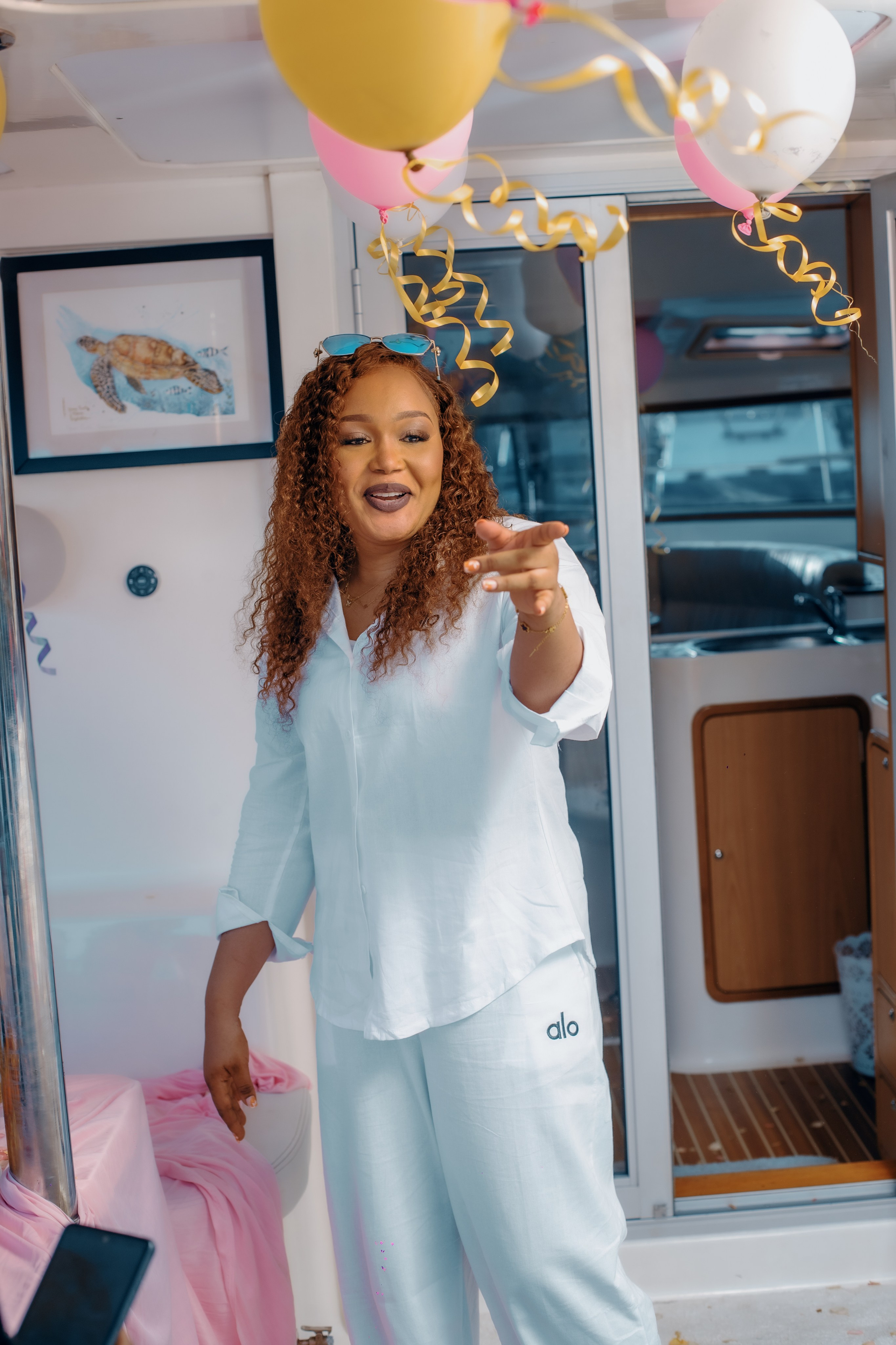 Hilda’s Birthday Yacht ride session. A creative consultant based in Mombasa, Kenya