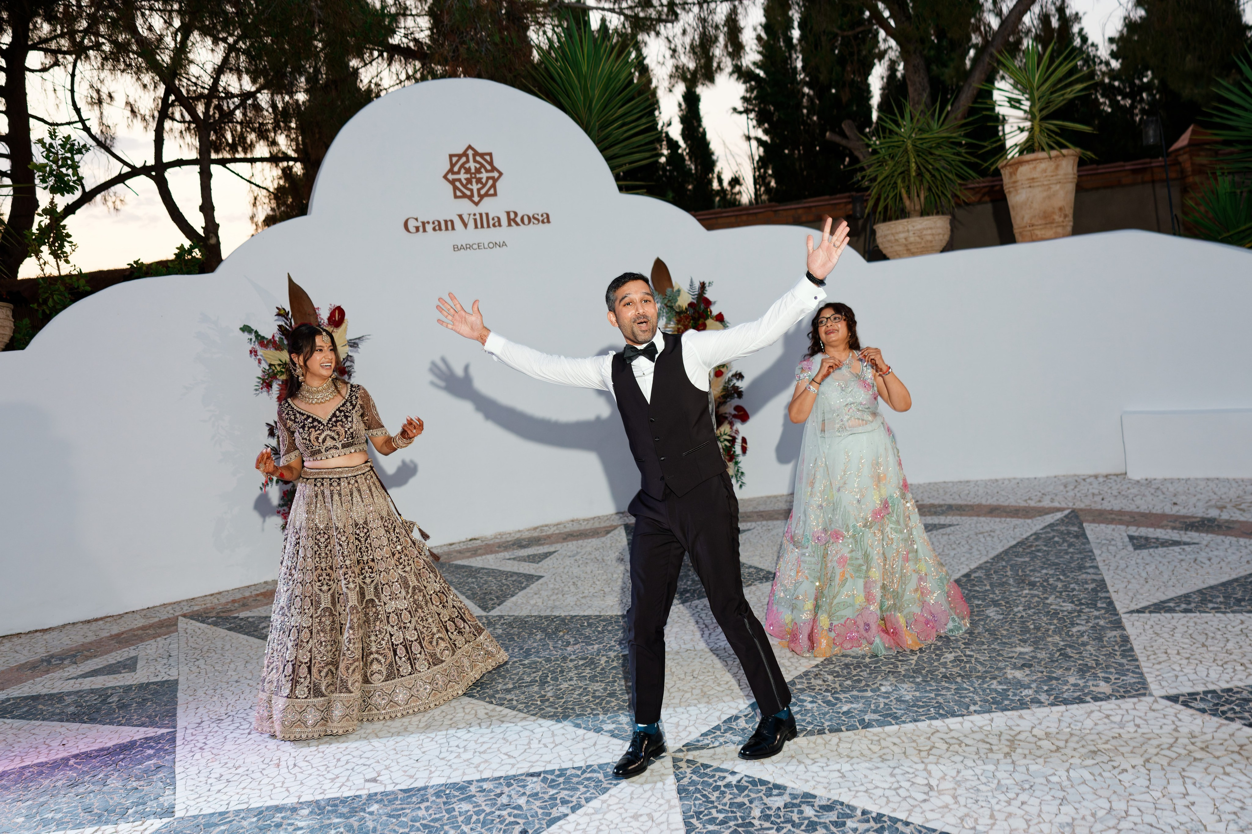 Indian wedding at Gran Villa Rosa, Barcelona
