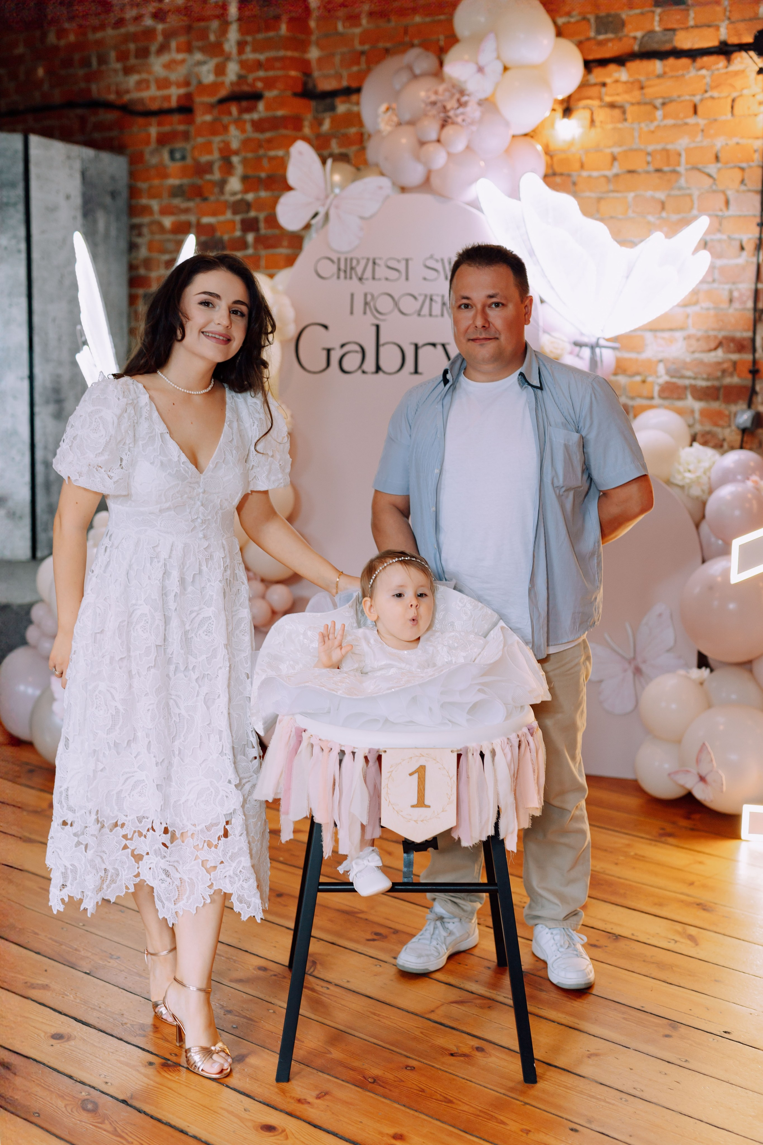 Chrzest Święty i roczek Gabrieli