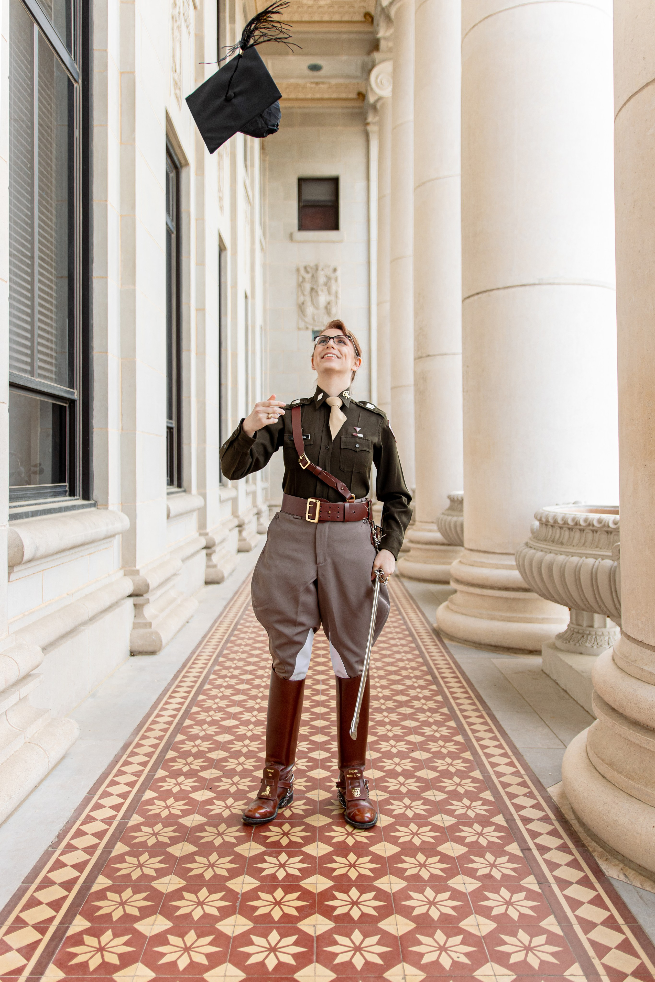 Lexie's graduation photoshoot at Texas A&M University