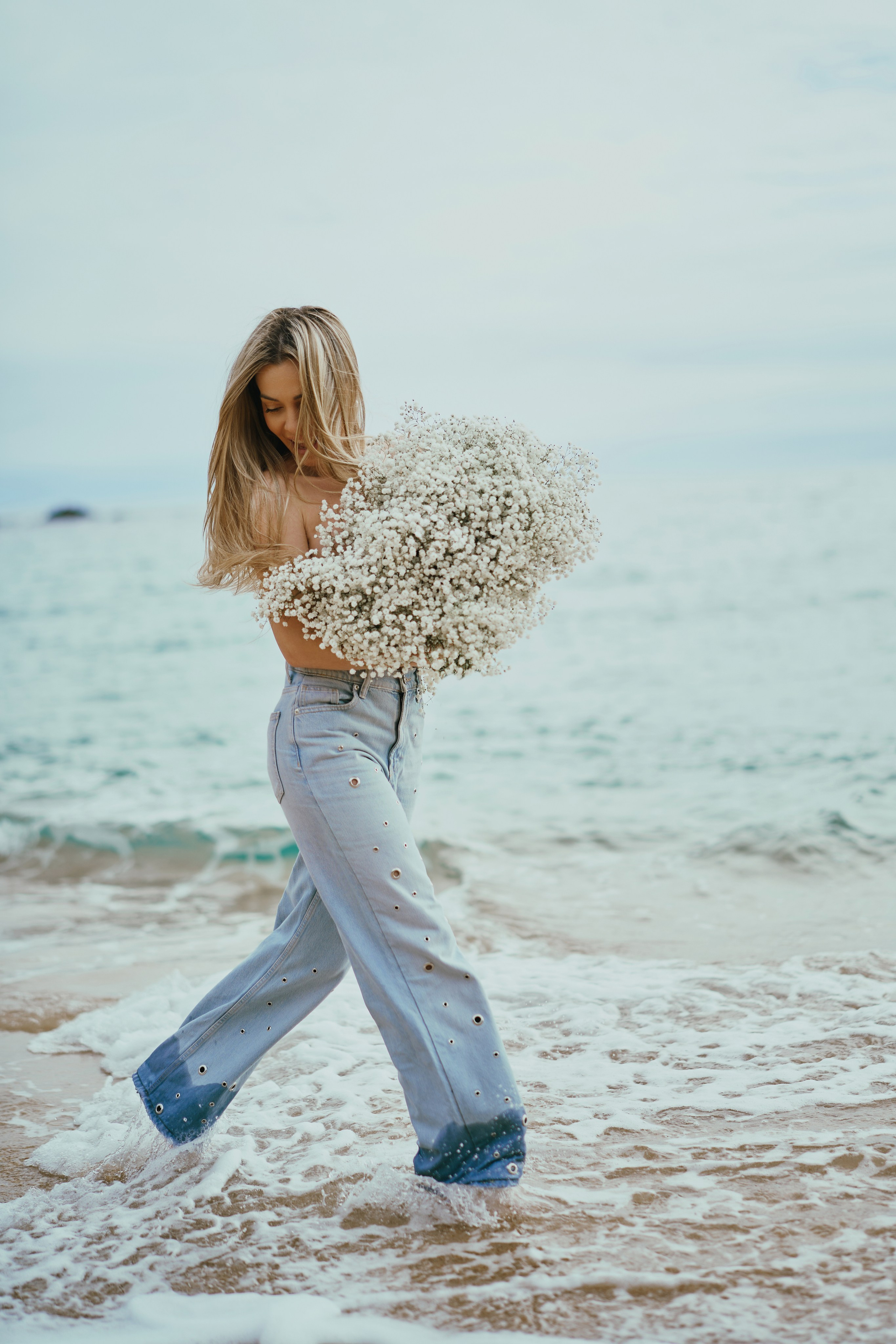 Адриана. Облако из цветов. Фотограф в Барселоне Жанна Захарченко