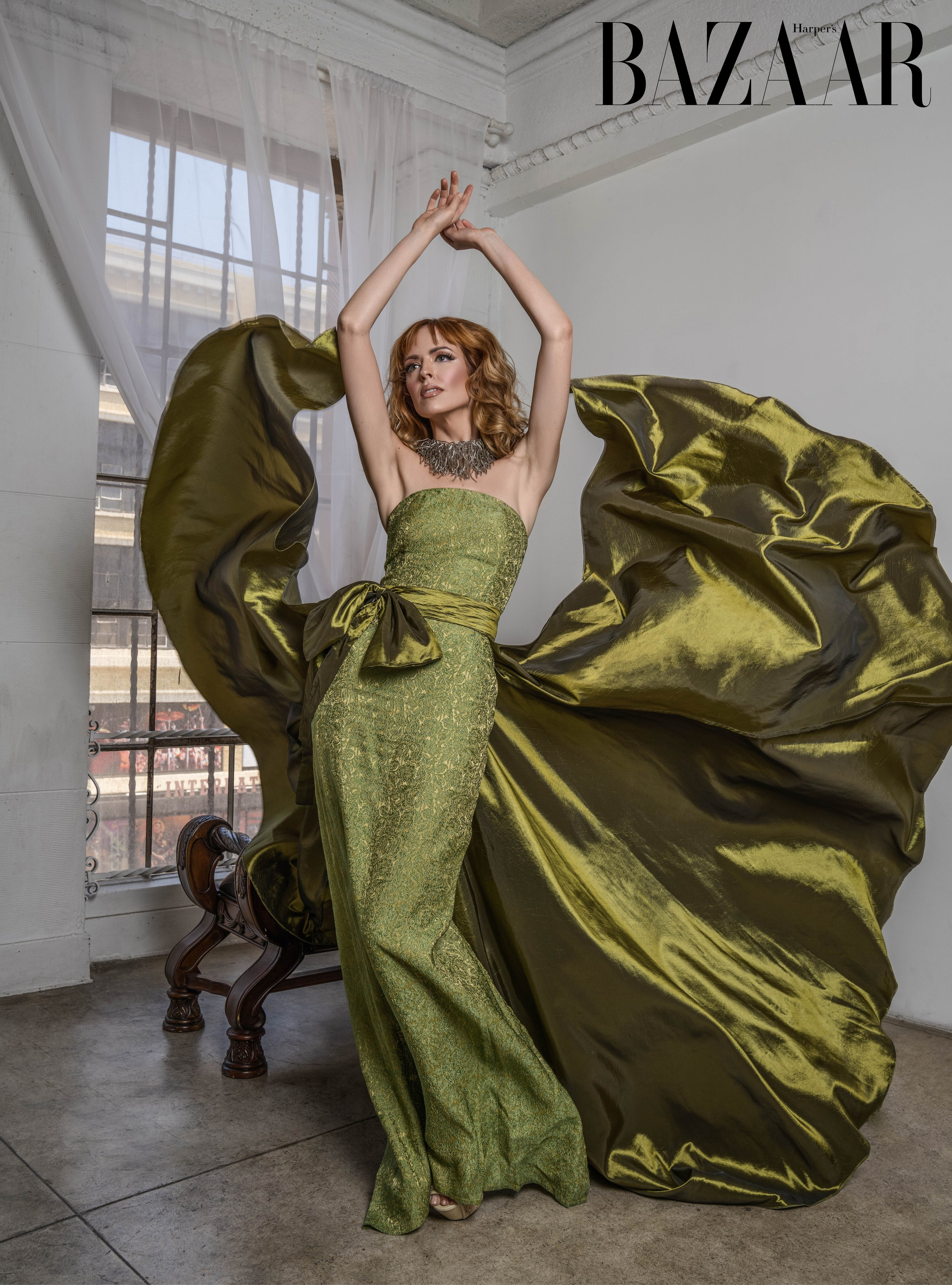 Professional skin retouching for magazine beauty content