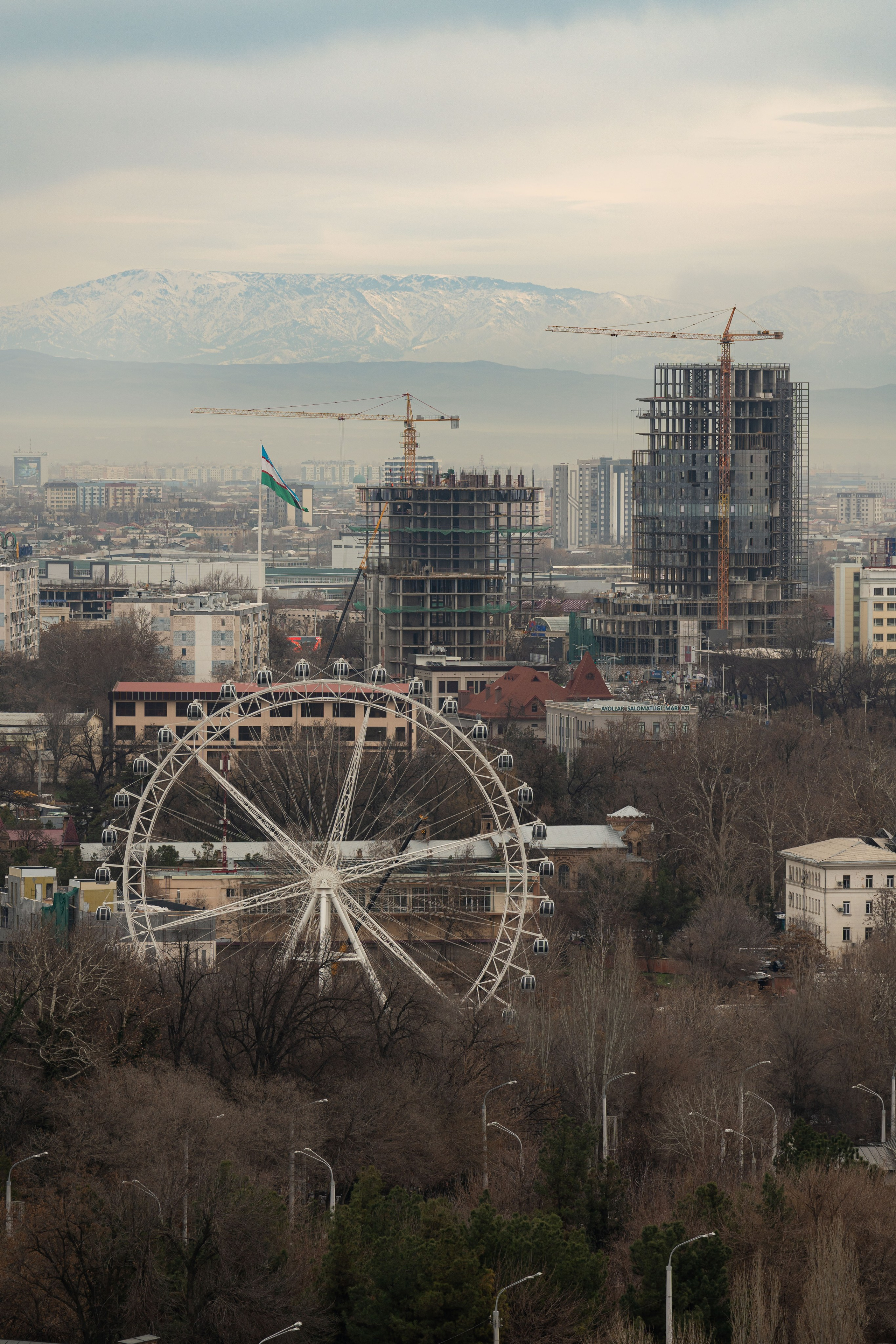 Смог в Ташкенте или Взгляд на город с высоты птичьего полета. Георгий Намазов | Фотограф в Ташкенте