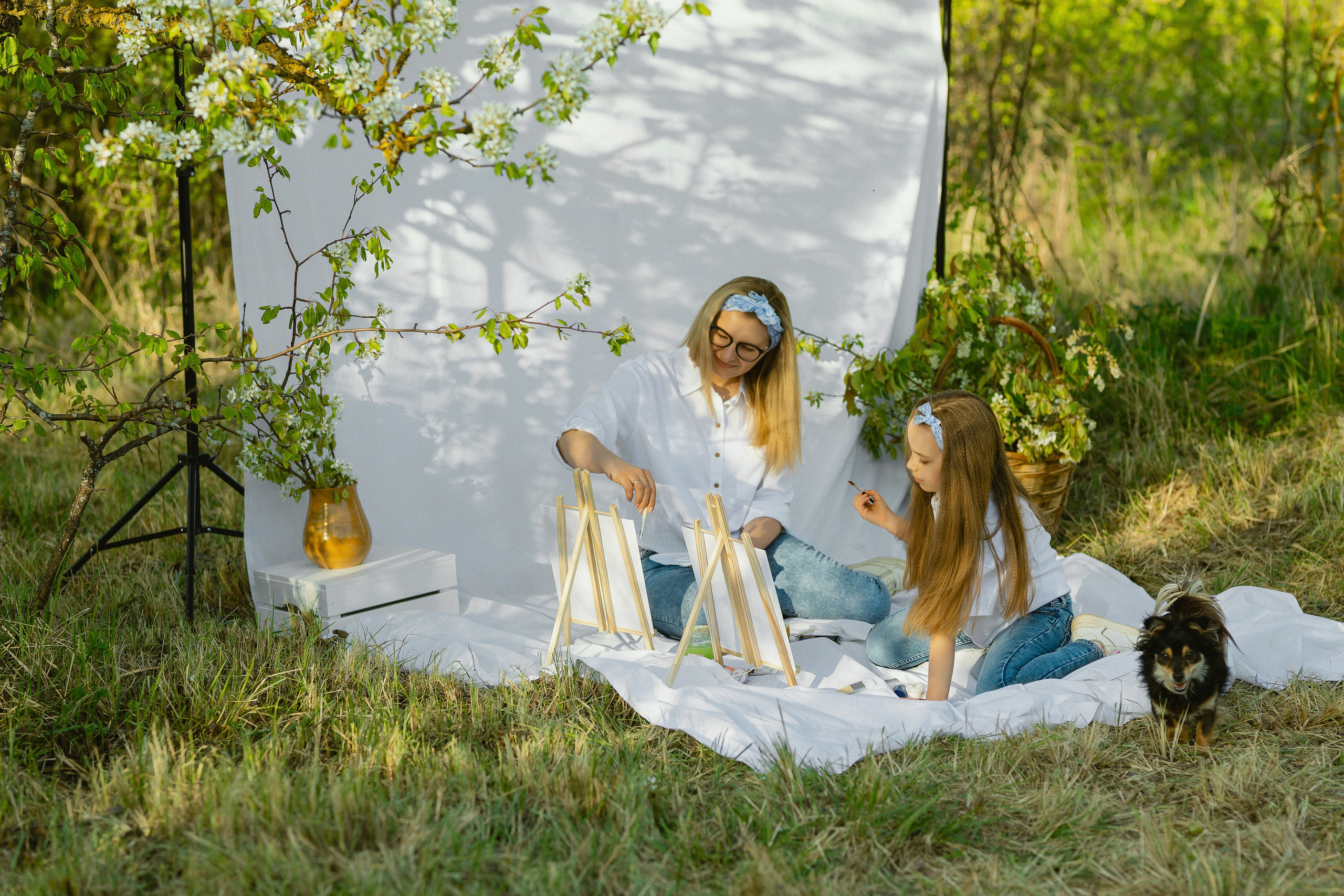 Ingridos, Radvilės ir Džilytės fotosesija. Vestuvių, šeimos švenčių, renginių fotografė