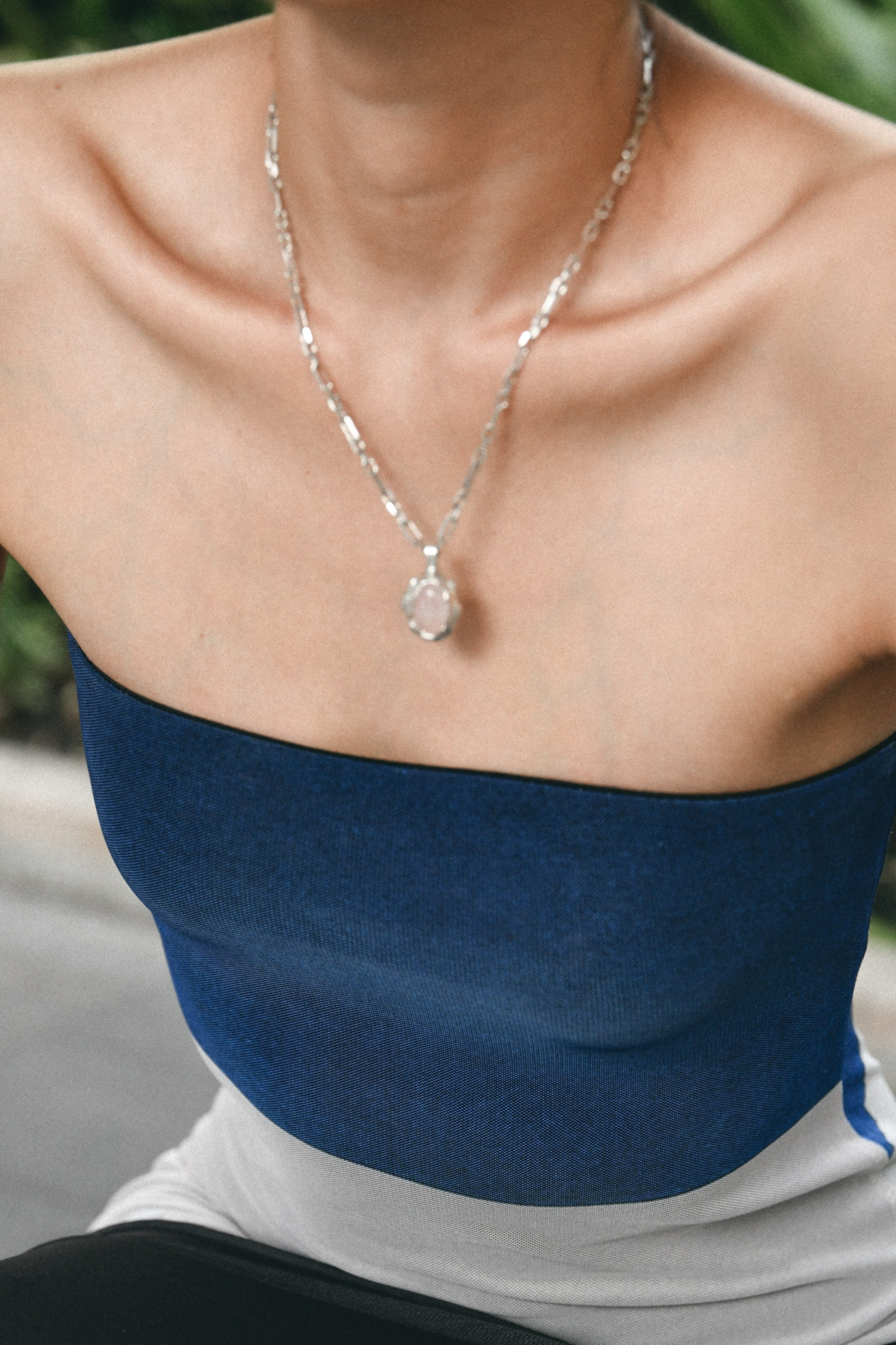 Street for Wiktoria Tao jewelry. Stylist