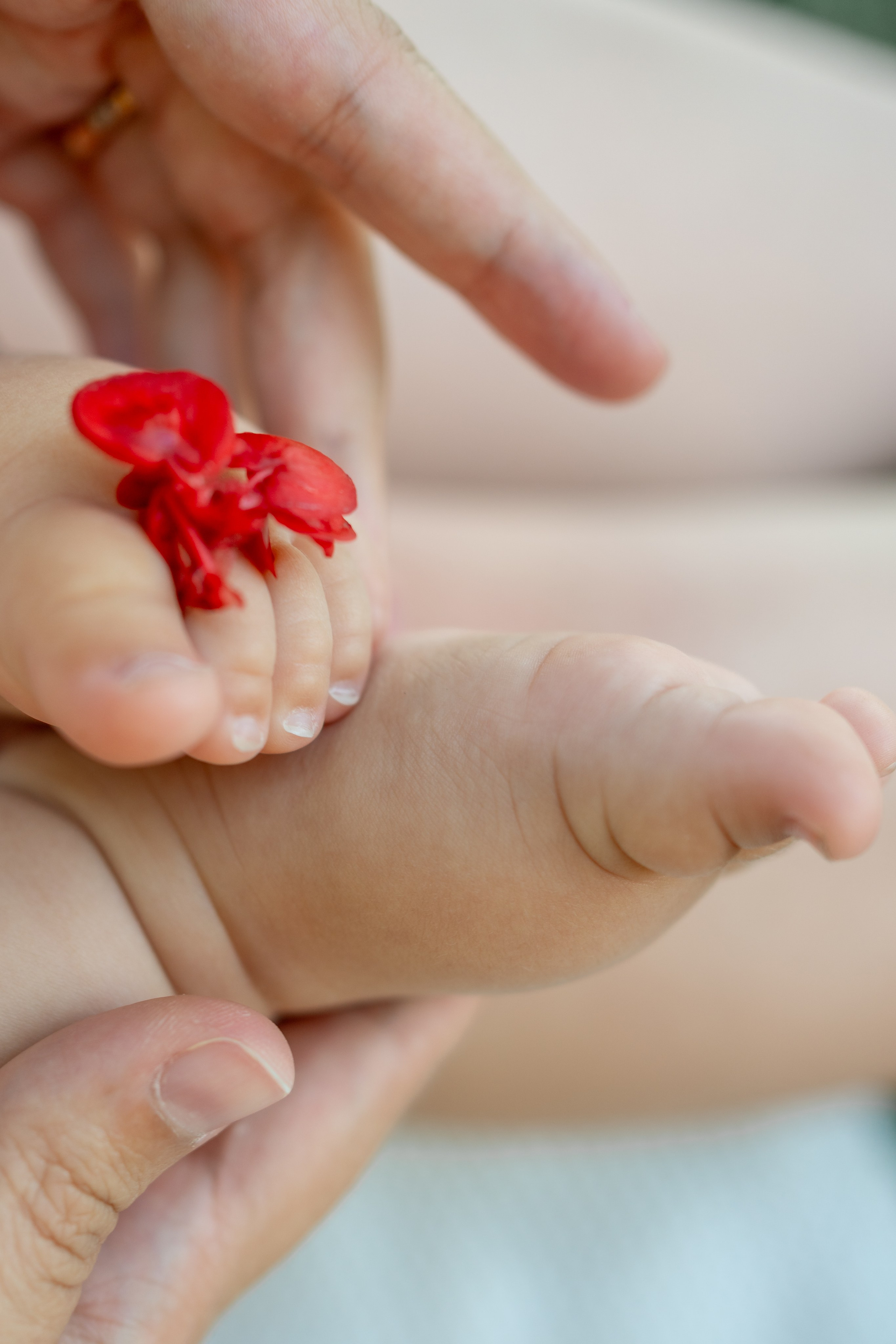 En brazos de mamá. Fotografía profesional en Calafell - Elena Medvedeva