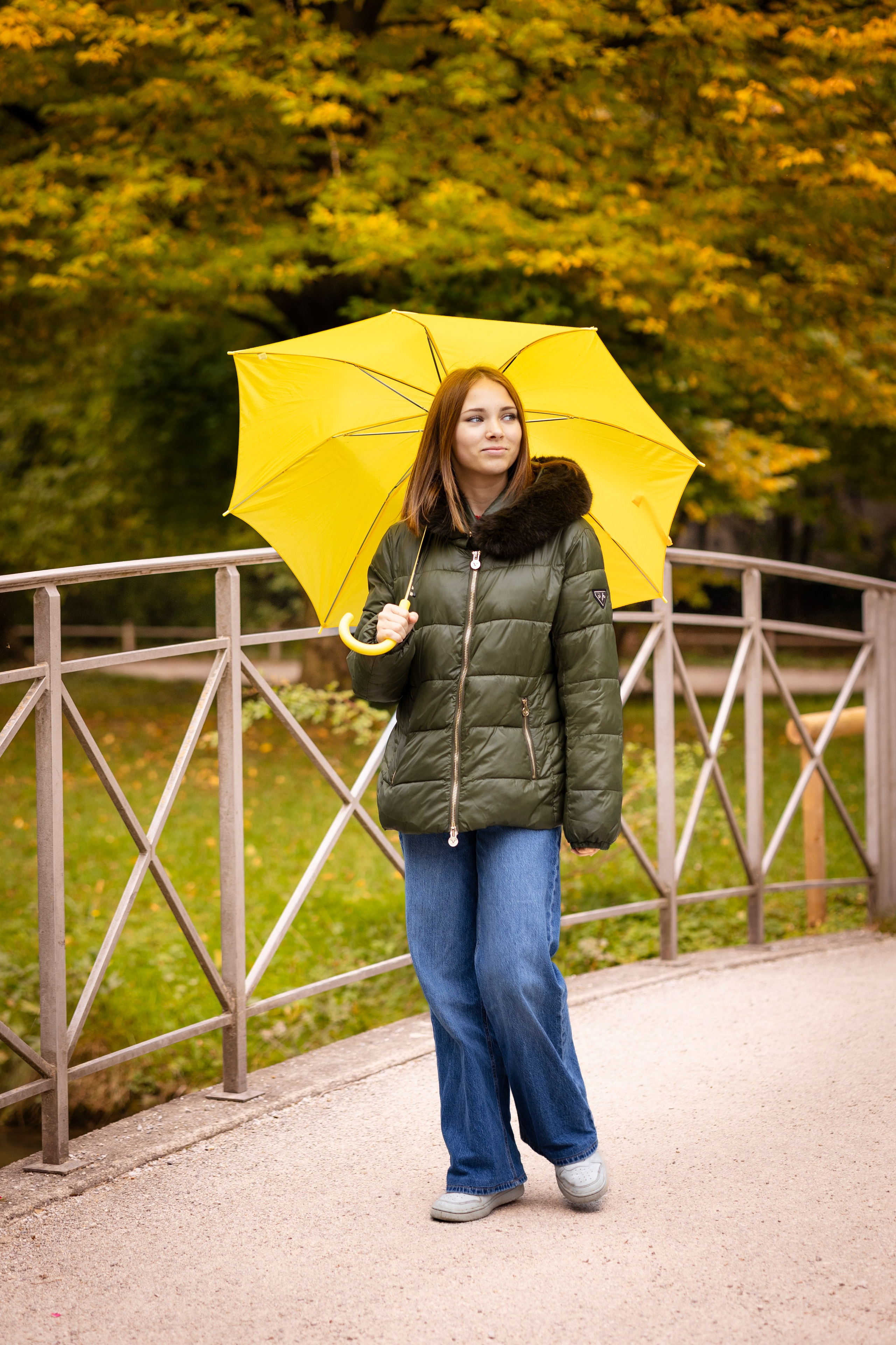 Autumn. Photographer in Munich