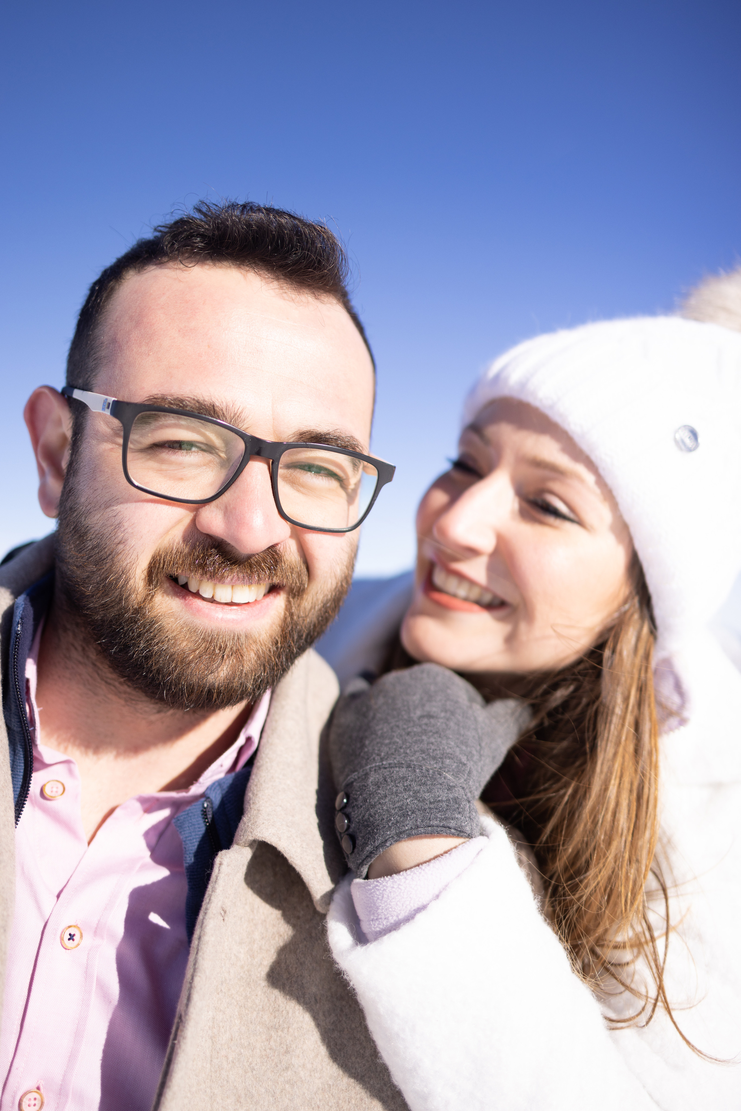 On top of the Titlis Mountain. Family photographer Zurich & Switzerland Daria Moore