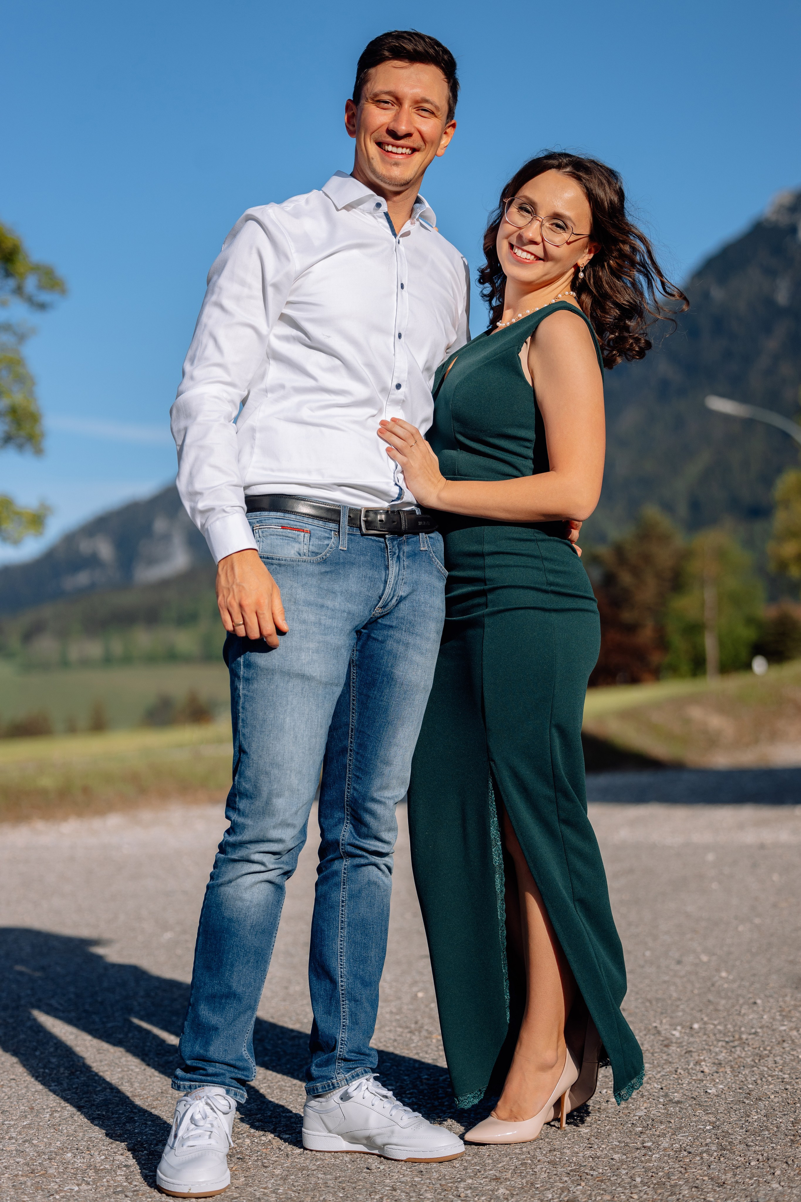 In der Nähe der Berge (bei Ruhpolding). Hochzeitsfotograf München Taufe Familienfotograf Tanja Mauke