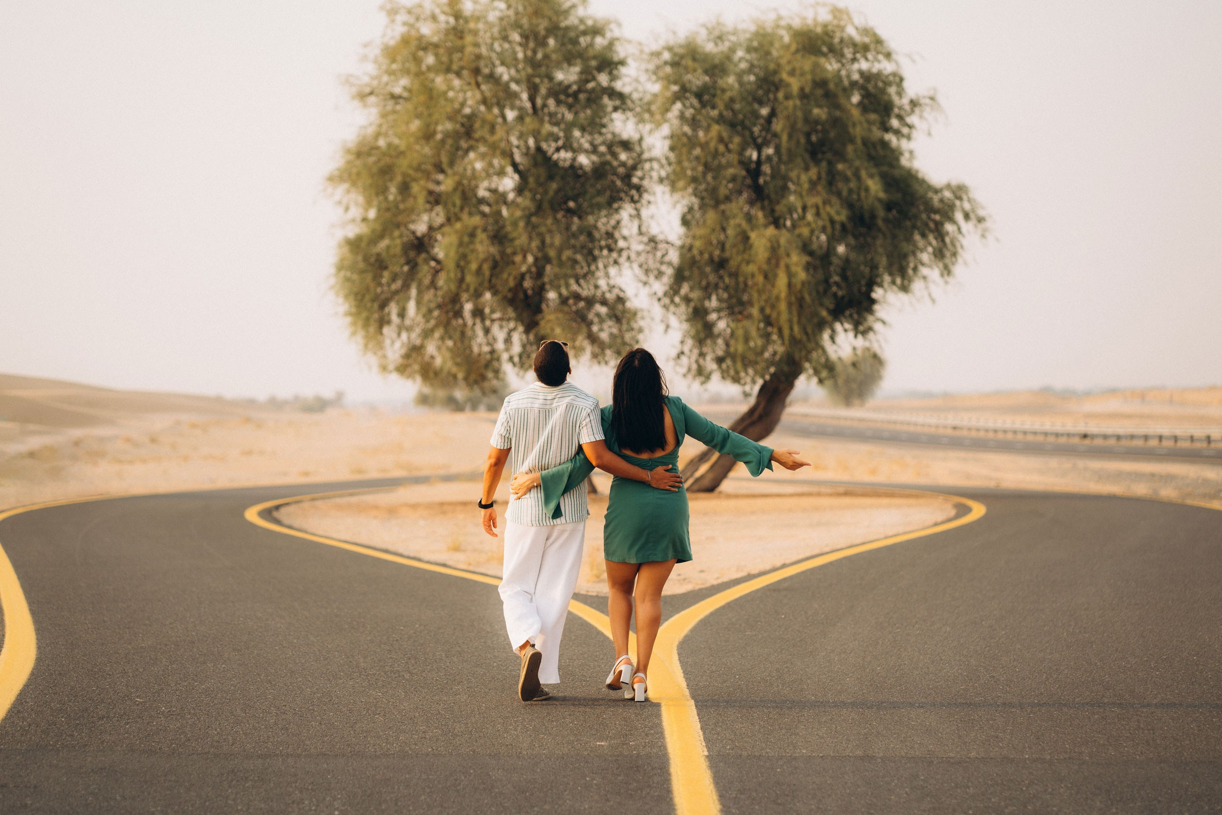 Sunset of Two Hearts. Angela Iakovleva — Family Photographer in Dubai