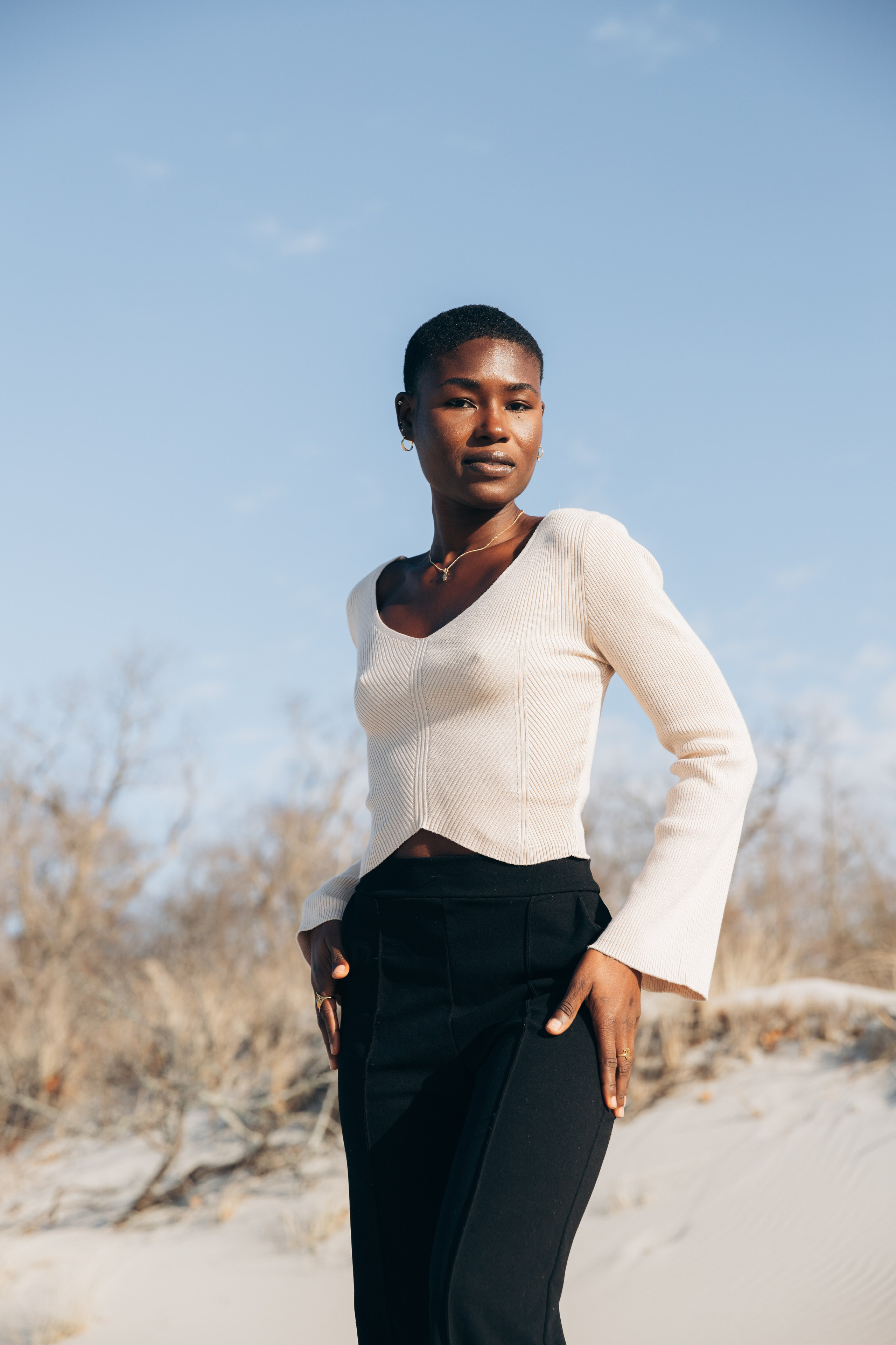 Editorial Portrait Session at Crane Beach, MA