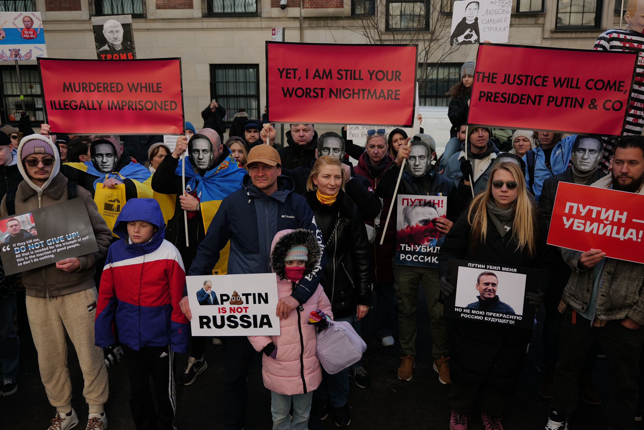 Rallies of team Navalny NY. Photographer New York / Los Angeles