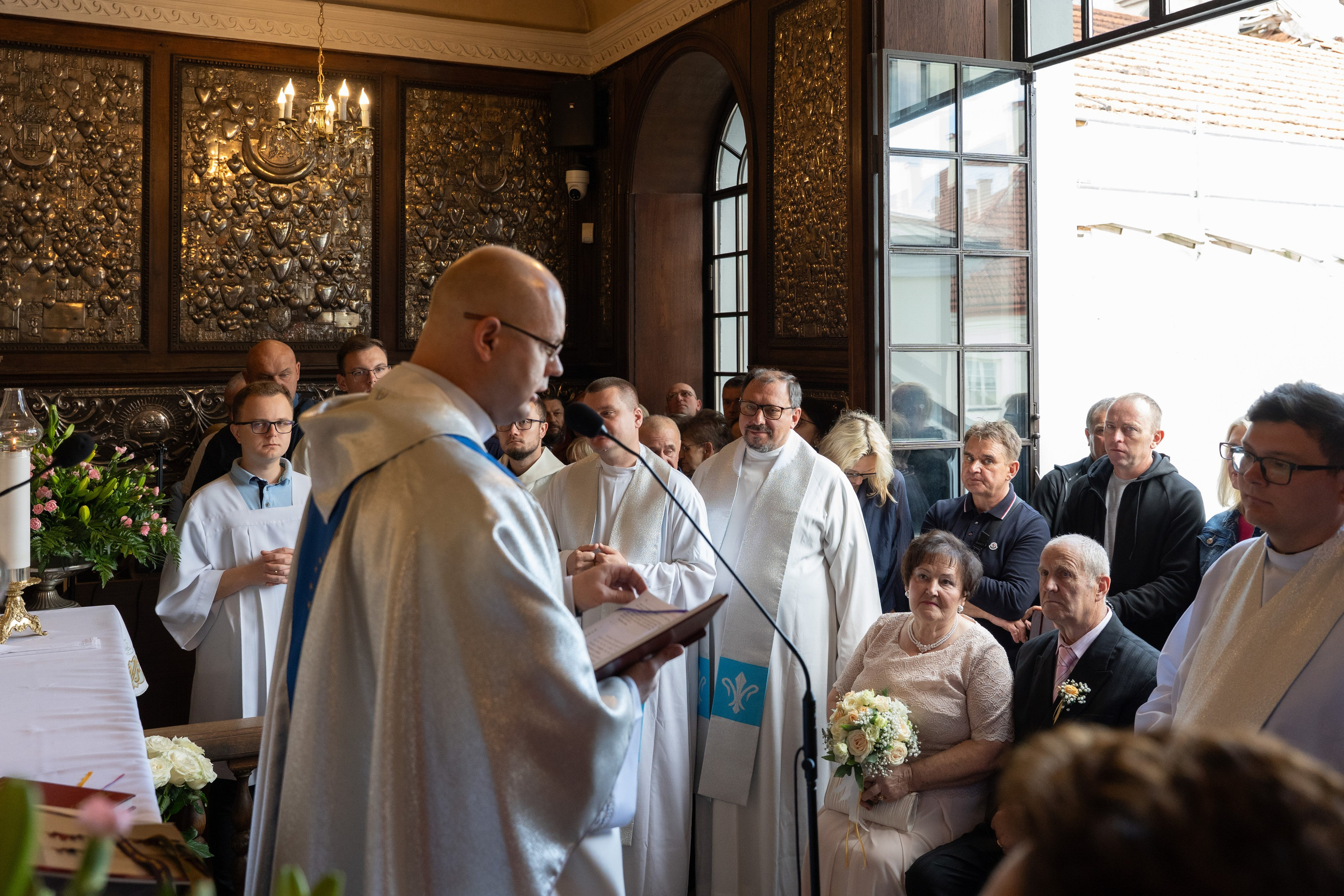 Ядвига и Николай. Золотая свадьба. 50 лет совместной жизни. Aliaksandra Norvilas fotografas Vilnius