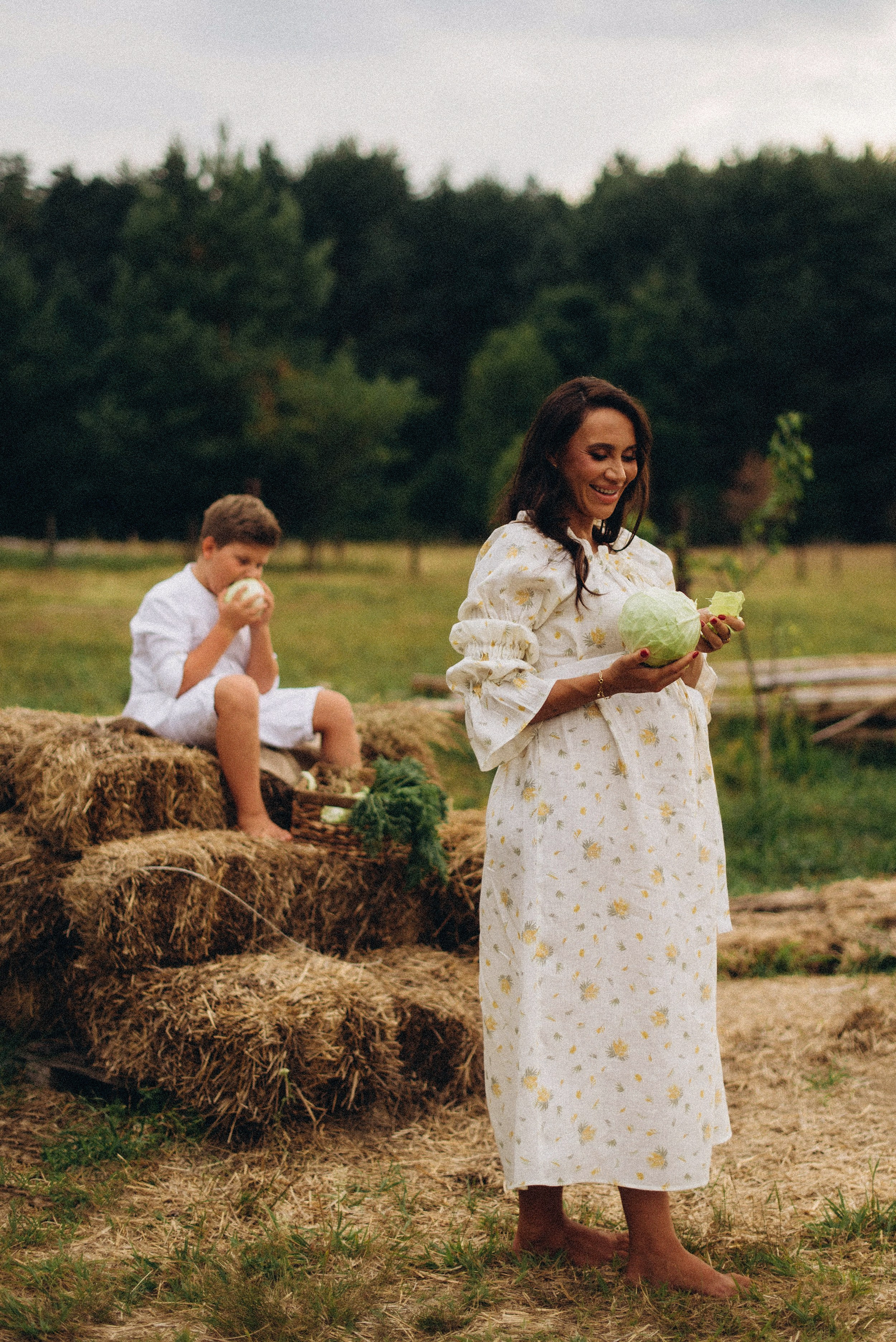 Беременность на природе. Семейный фотограф Лейпциг, Германия