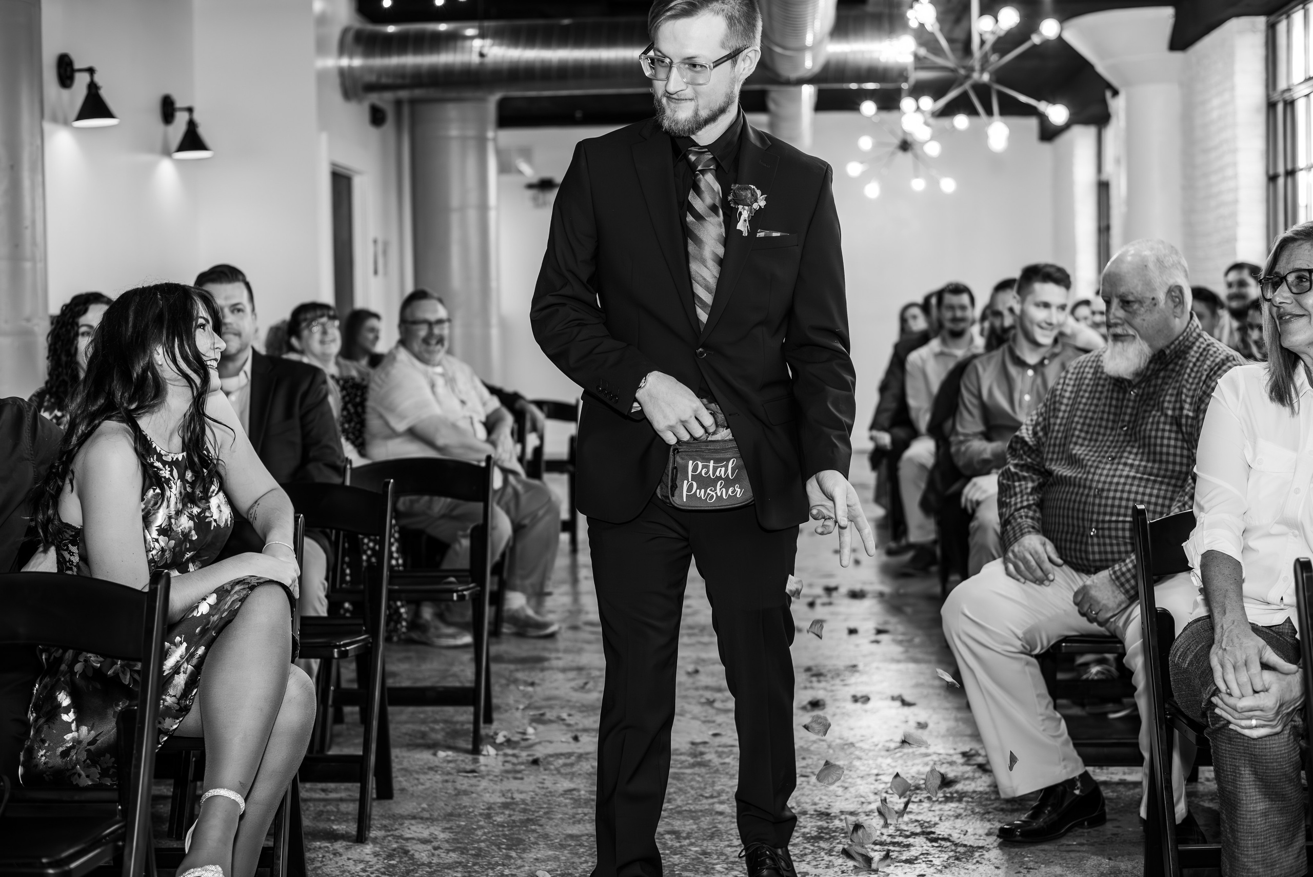 Bold & Dramatic Wedding at The Paper Mill on The Landing | Fort Wayne Wedding Photographer. Alexandria Danielle Photography | Fort Wayne & Indianapolis Wedding Photographer