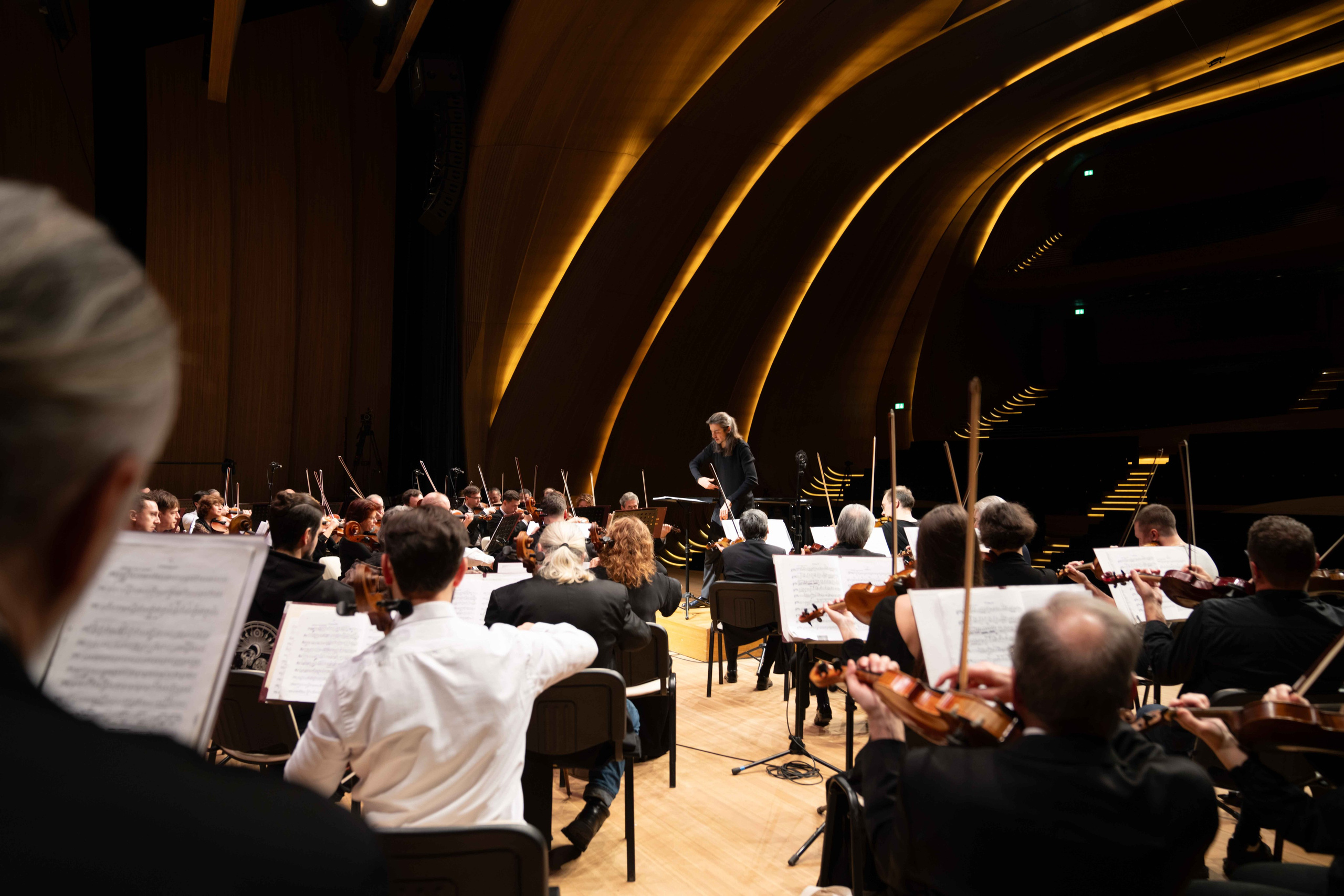 The Tchaikovsky Academic Grand Symphony Orchestra in Baku. Wedding&Event photographer Ismail Rzayev in Baku