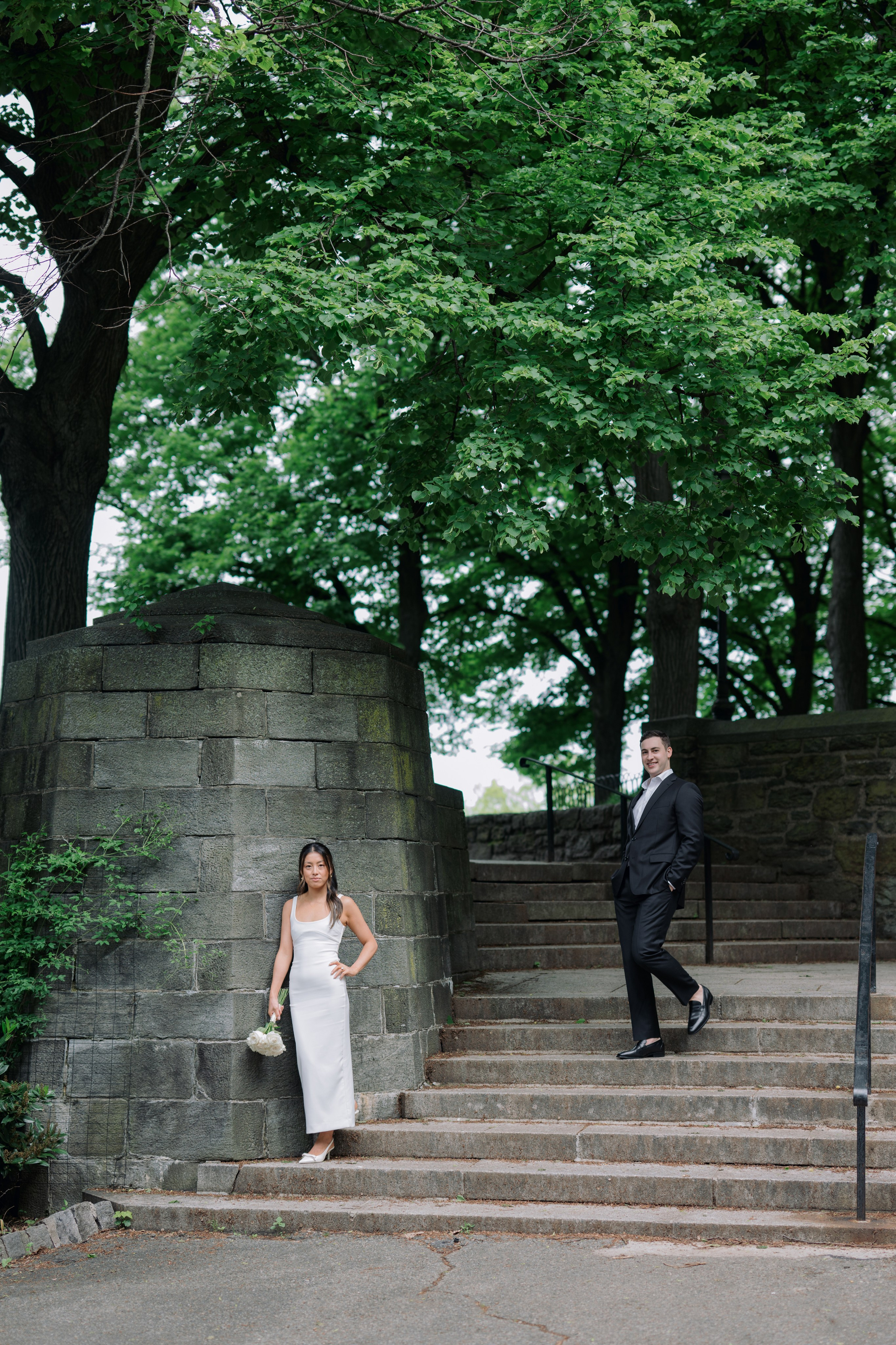 Jennifer & John. Engagement Photoshoot at The Cloisters, Fort Tryon Park