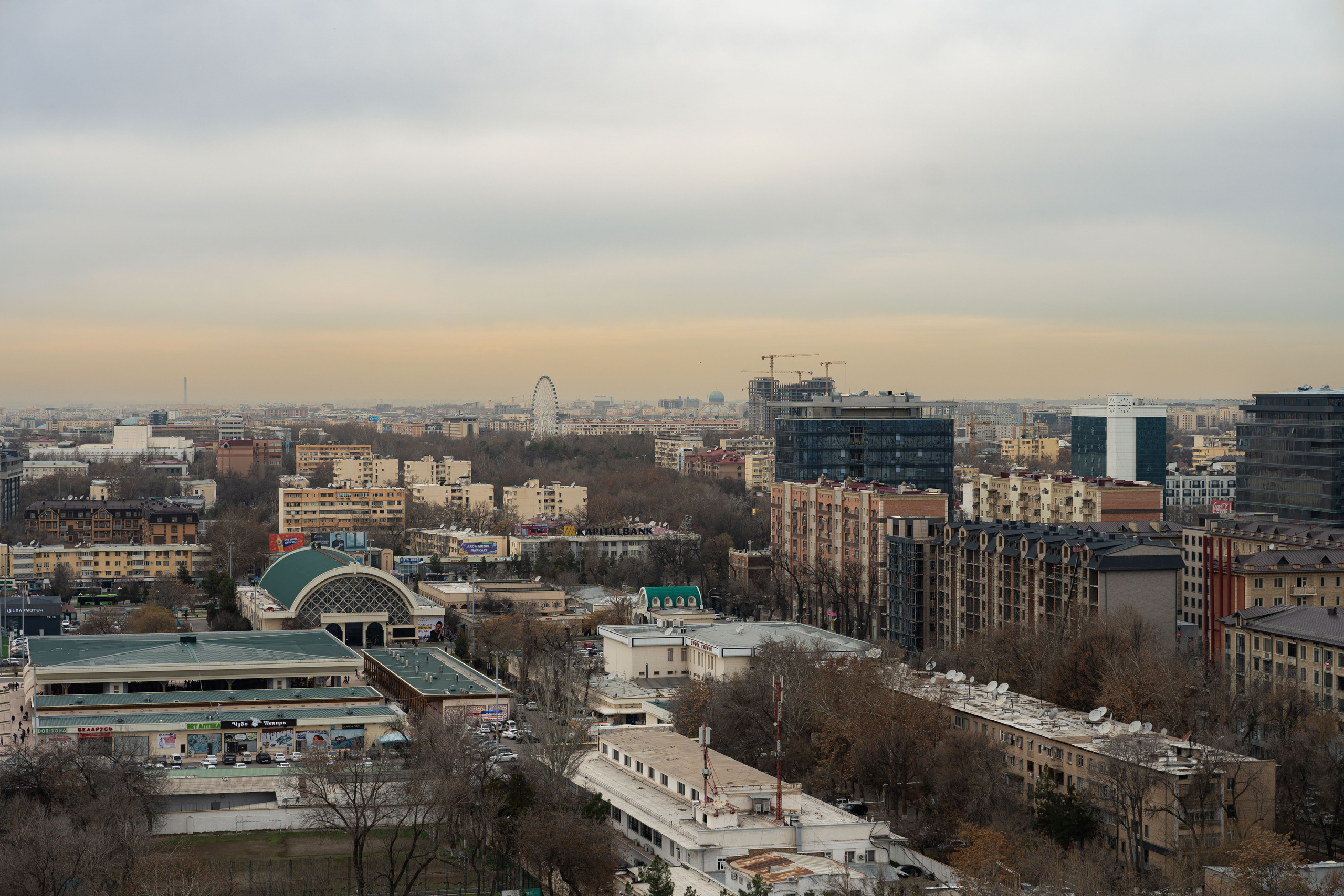 Смог в Ташкенте или Взгляд на город с высоты птичьего полета. Георгий Намазов | Фотограф в Ташкенте