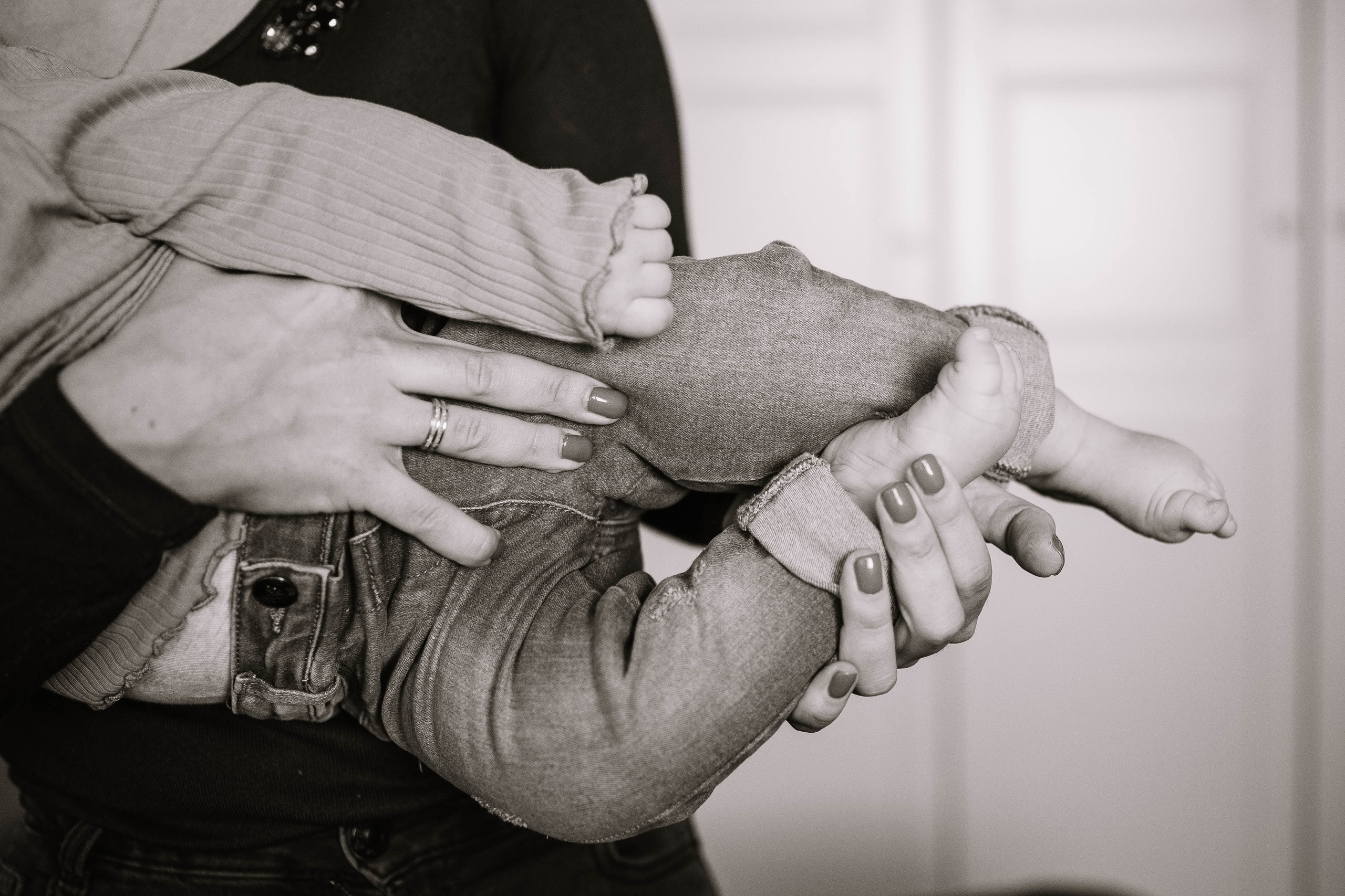 Lana - fotografisanje bebe kod kuće. Dečiji i porodični fotograf