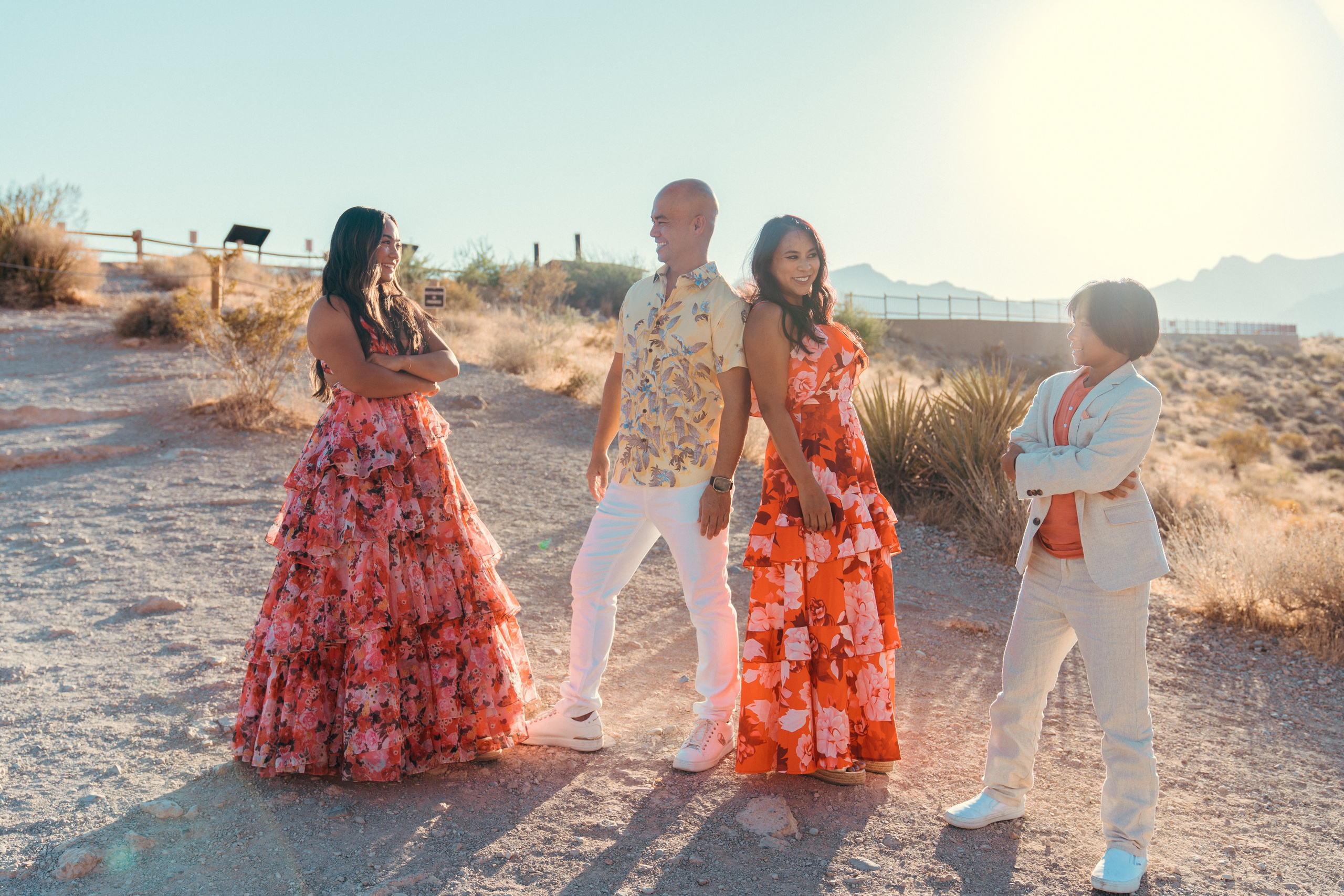 Esther&her family. Wedding & elopement photographer Viktoriya Kravtsov. Las Vegas