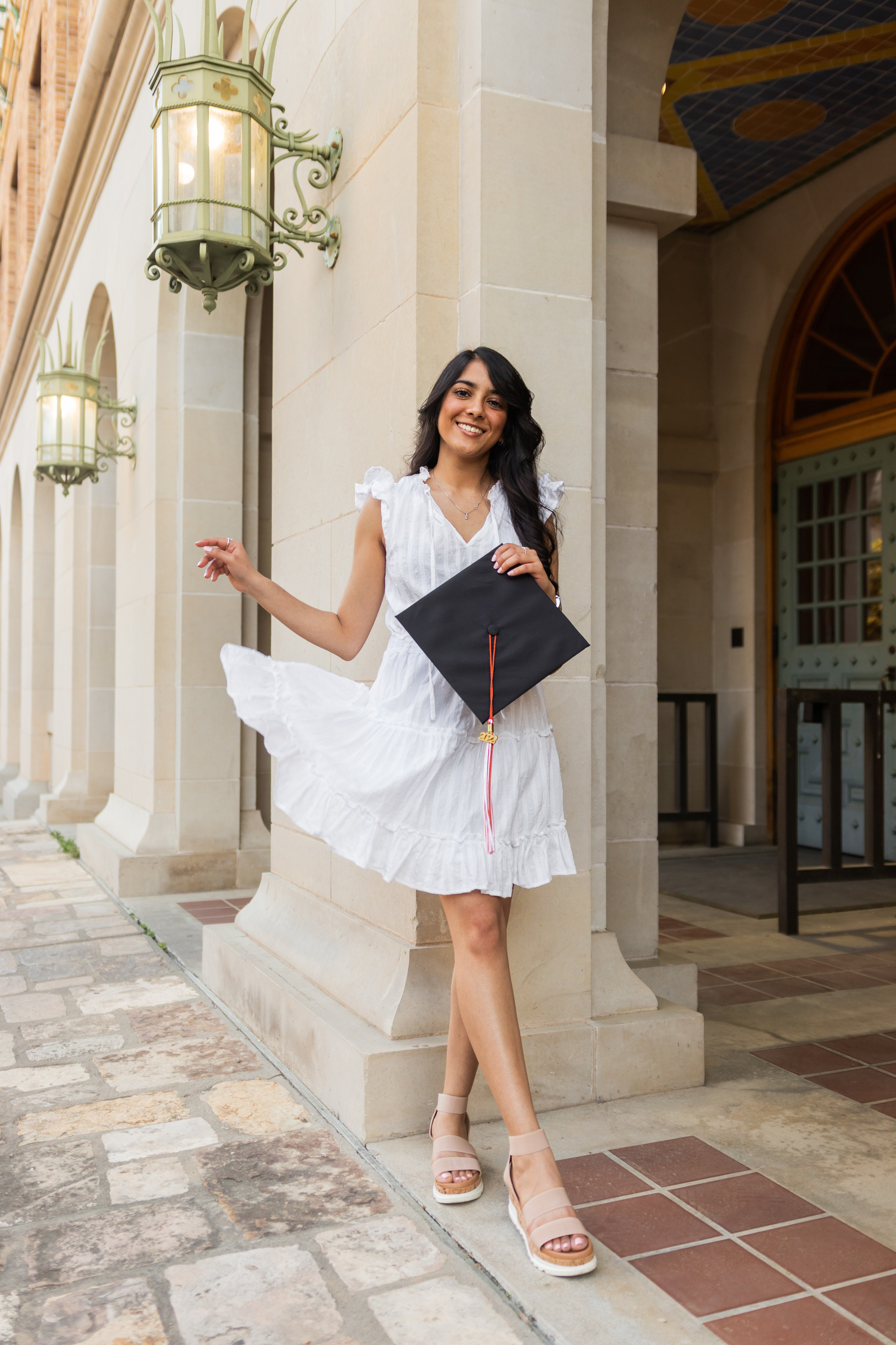 Payal’s graduation photoshoot at the University of Texas Austin