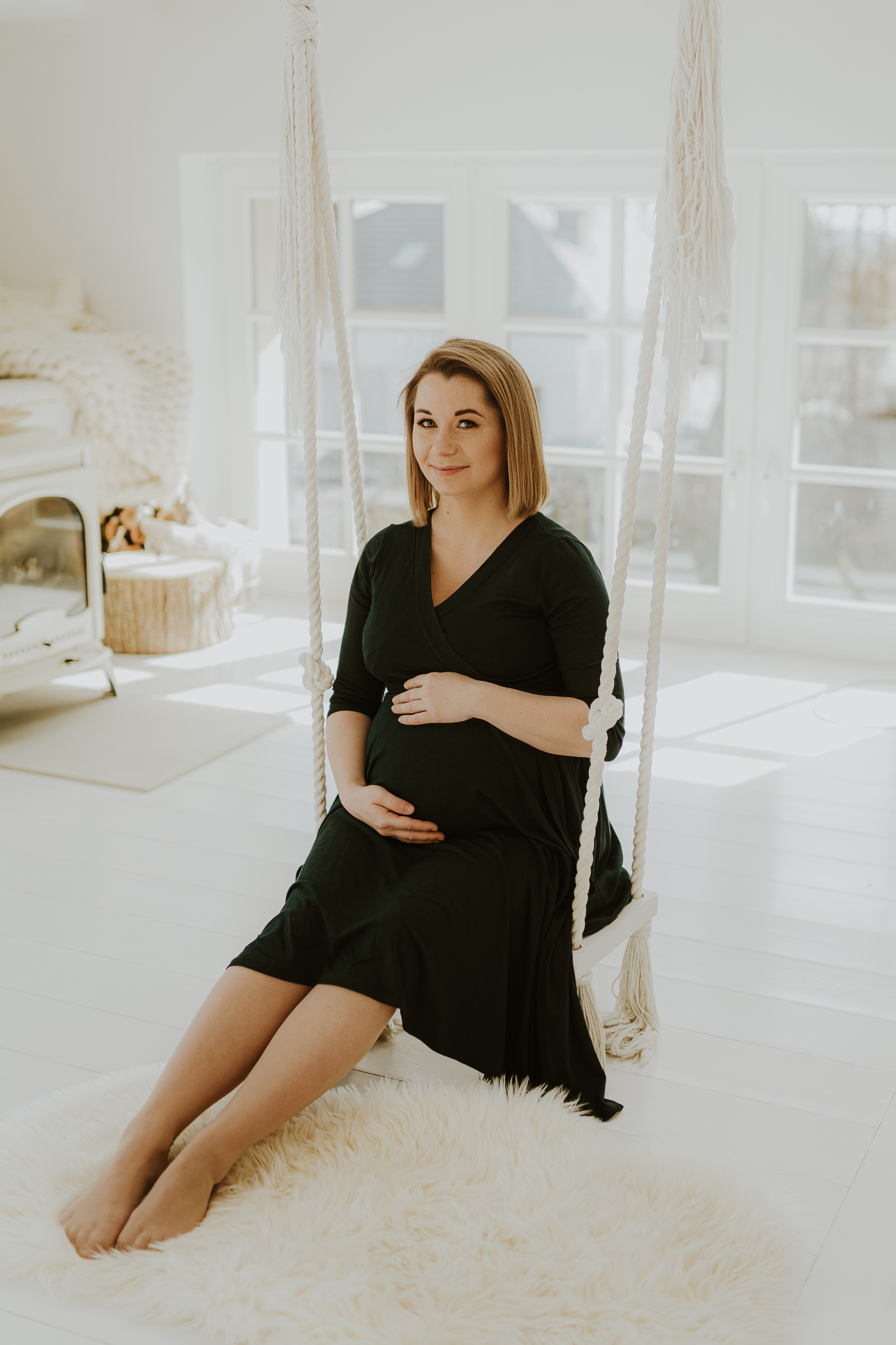 SESJA RODZINNA W CYNAMONOWYM STUDIU. Karkowskafoto - fotografia miłości