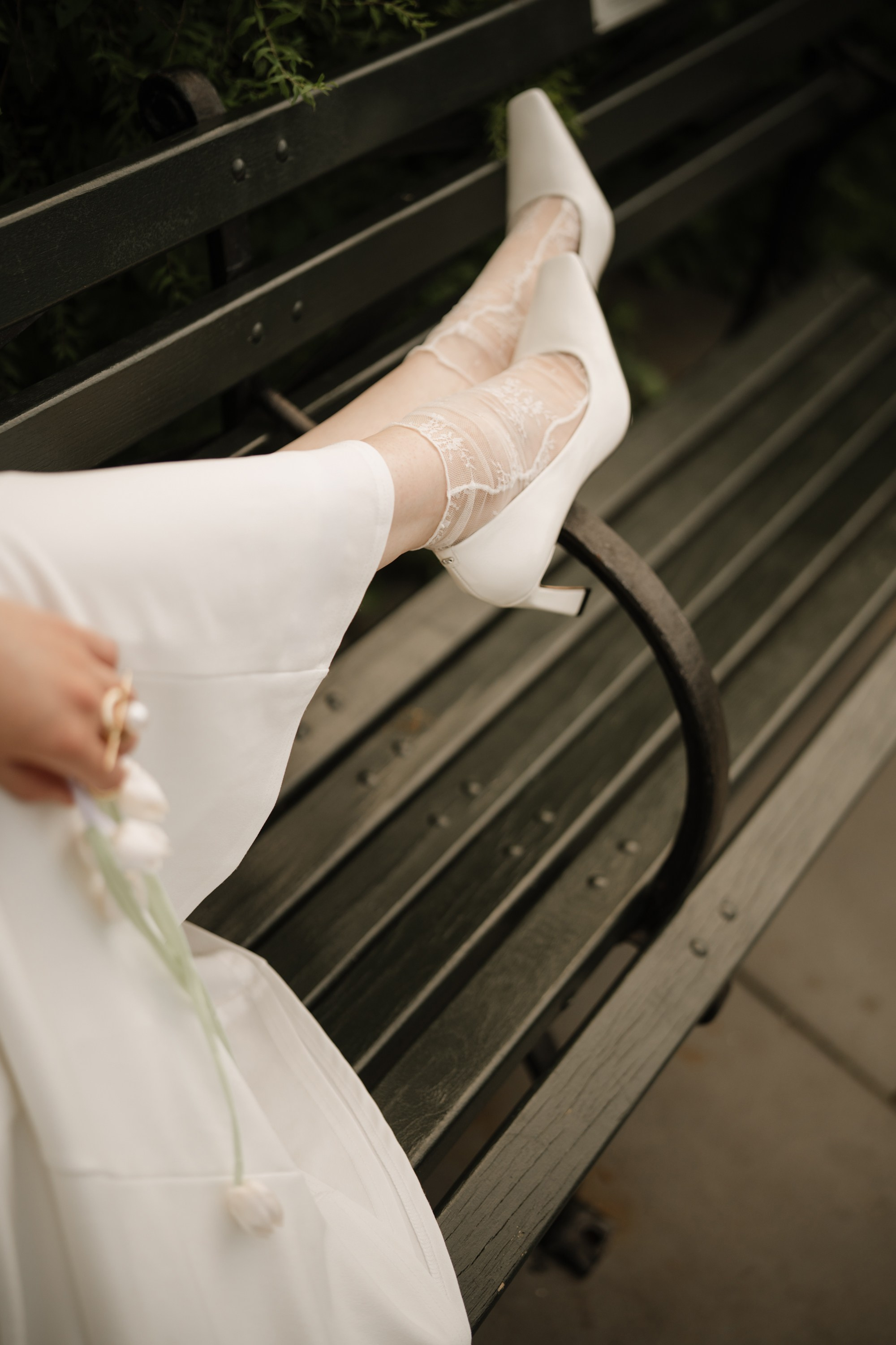 Natalie as a Runaway bride. Portrait and wedding photographer in New York