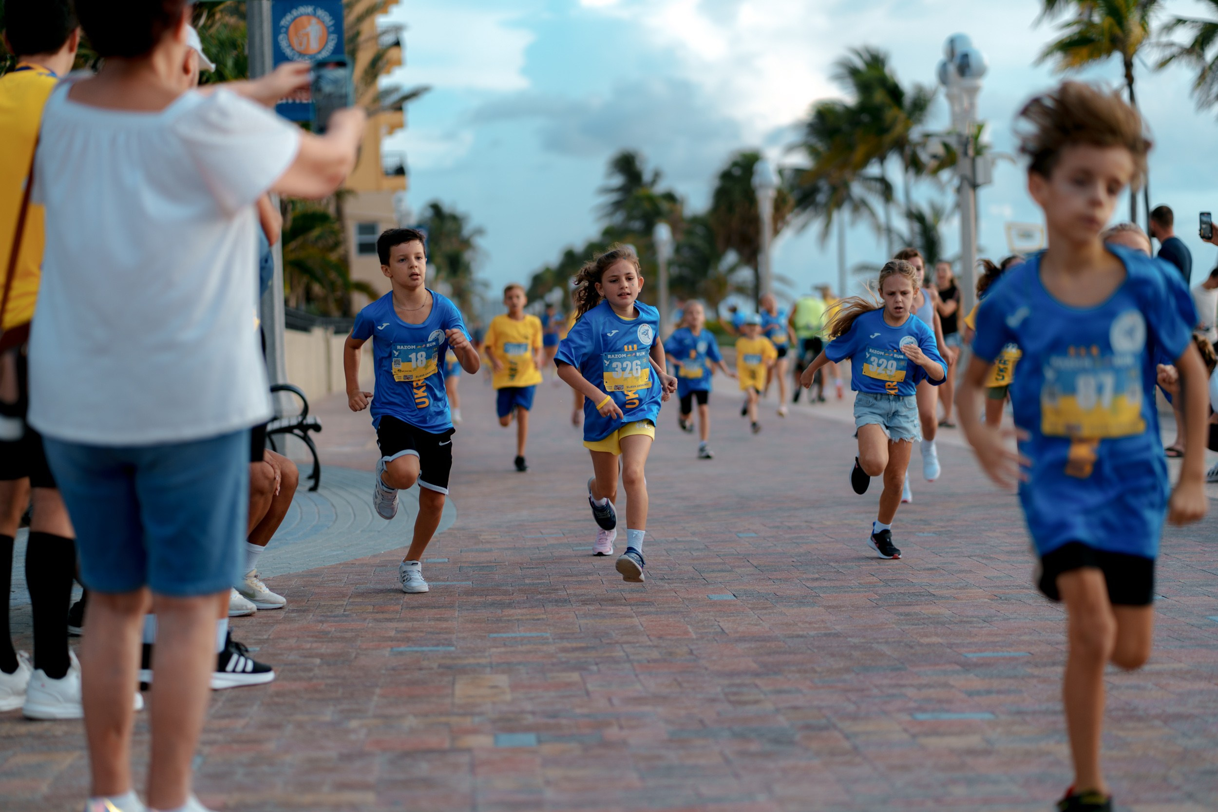 RAZOM RUN. ФОТОГРАФ ФЛОРИДА МАЙАМИ
