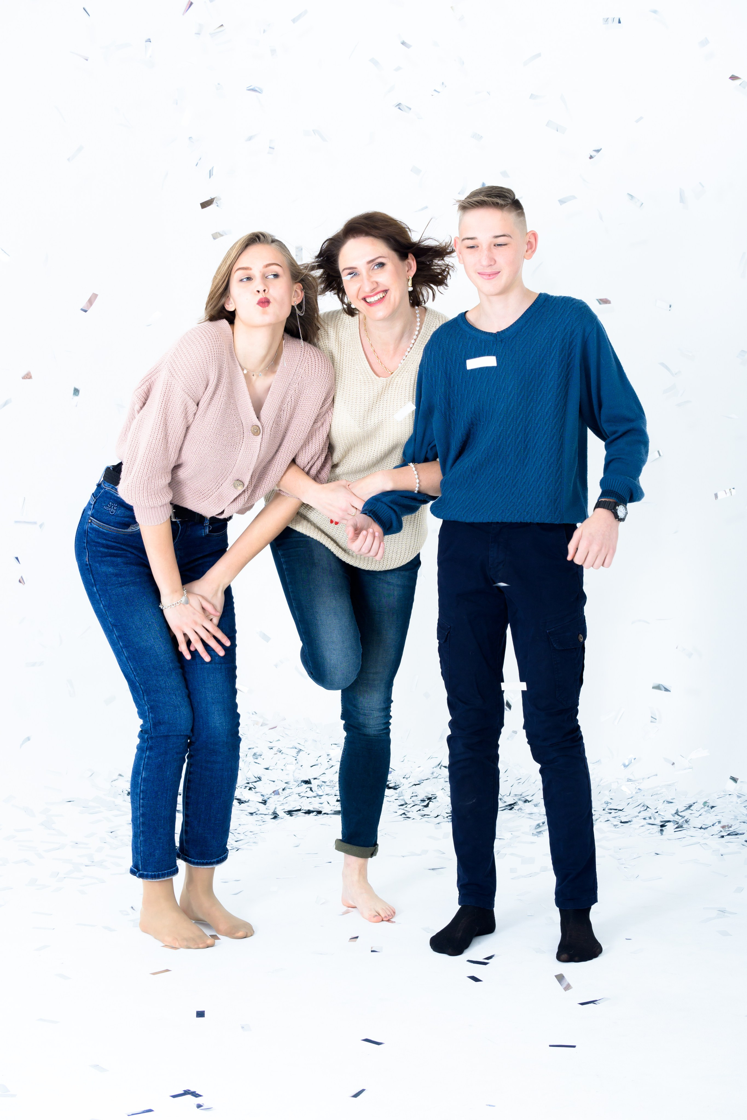 Katya and the family. Fotograf Dmitrii Donets