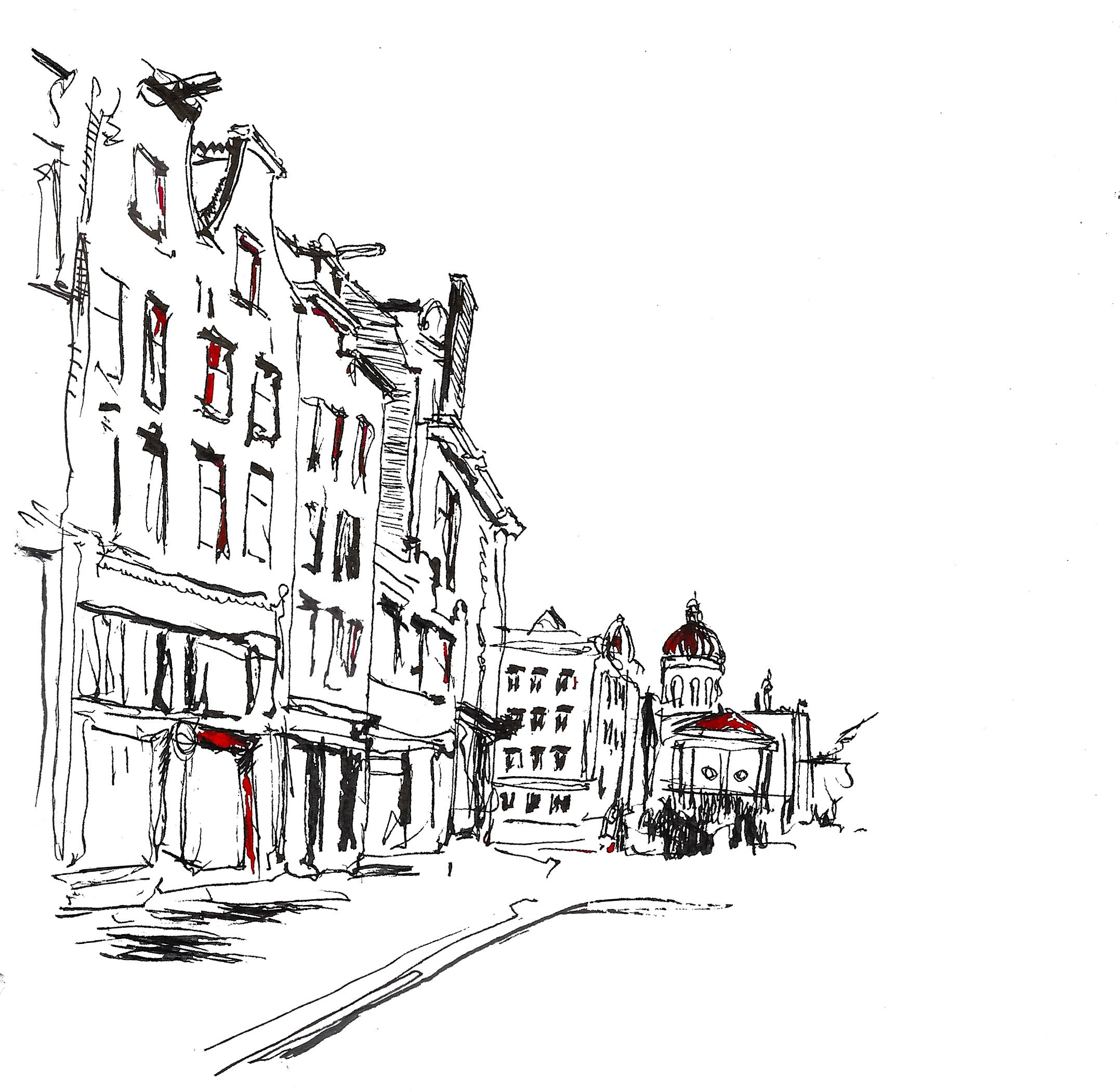 Urban views. Angelina Sorokopud. Artist in Strasbourg