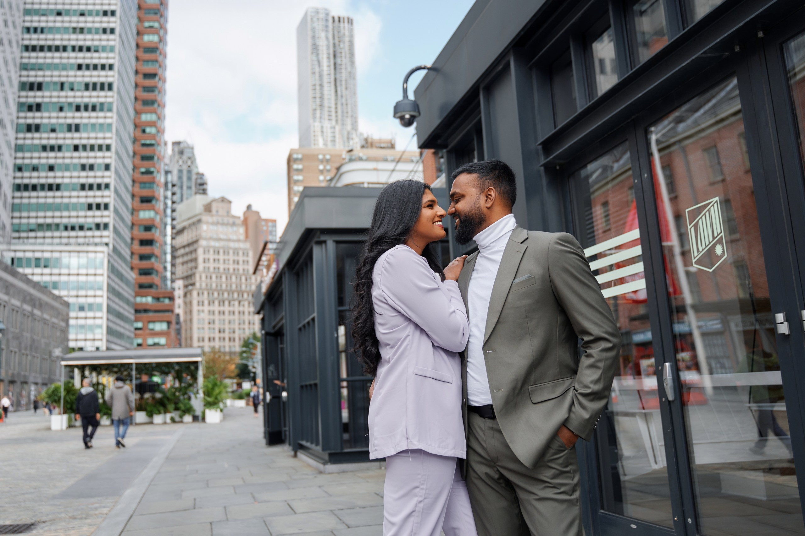 Engagement photo shoot NYC. Professional Wedding and event photographer USA New York