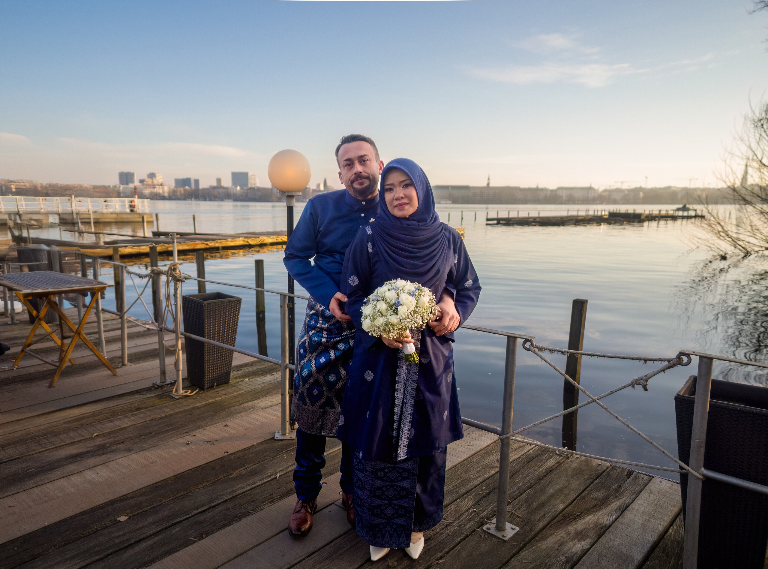 Hochzeitsfotografie in der Zentralmoschee Hamburg | Interkulturelle Harmonie & Architektonische Schönheit. Hochzeitsfotograf und Hochzeitsvideograf aus Hamburg | Roka21Film