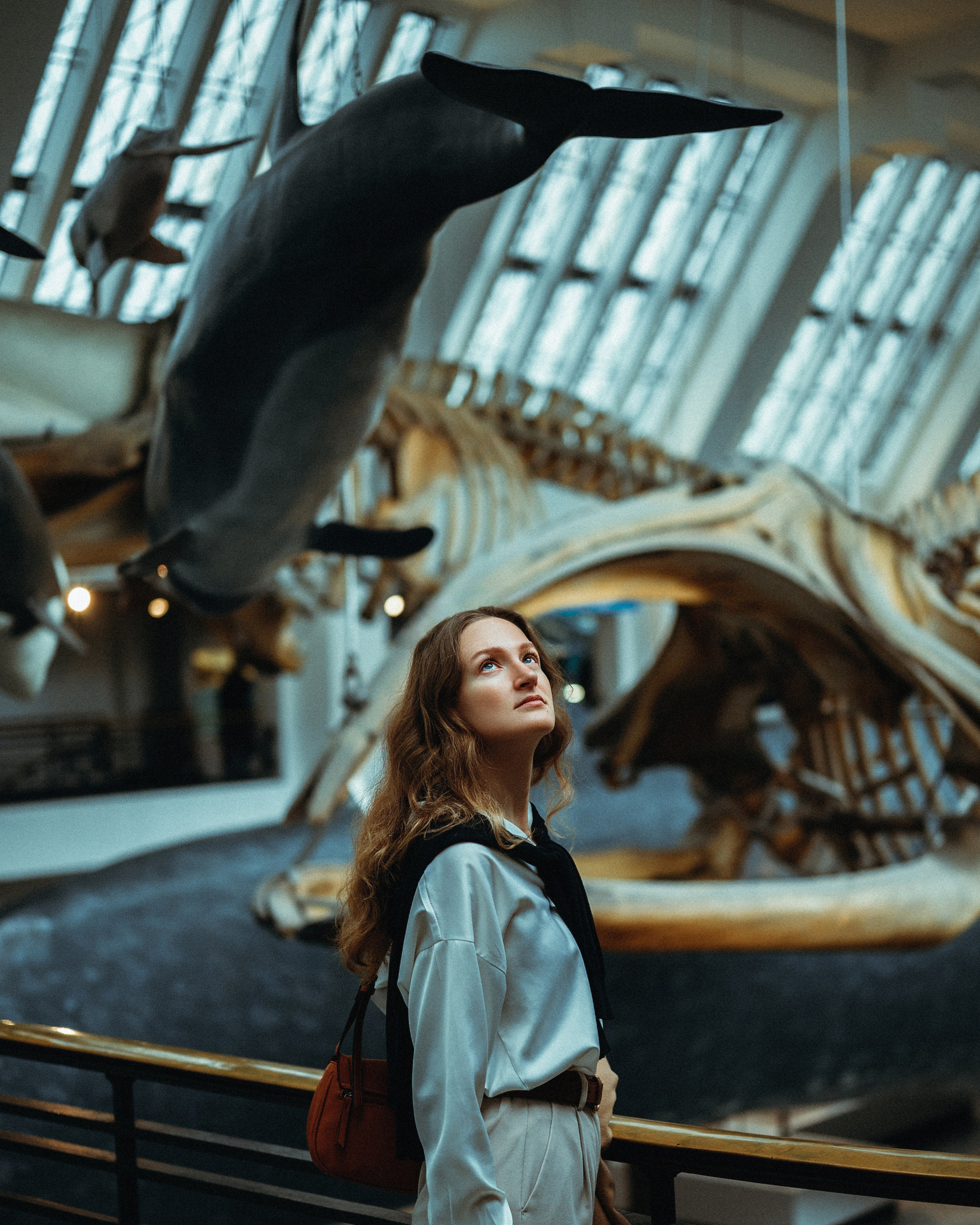 Natural History Museum photoshoot in Dark Academia style. Moth & Moss Photography