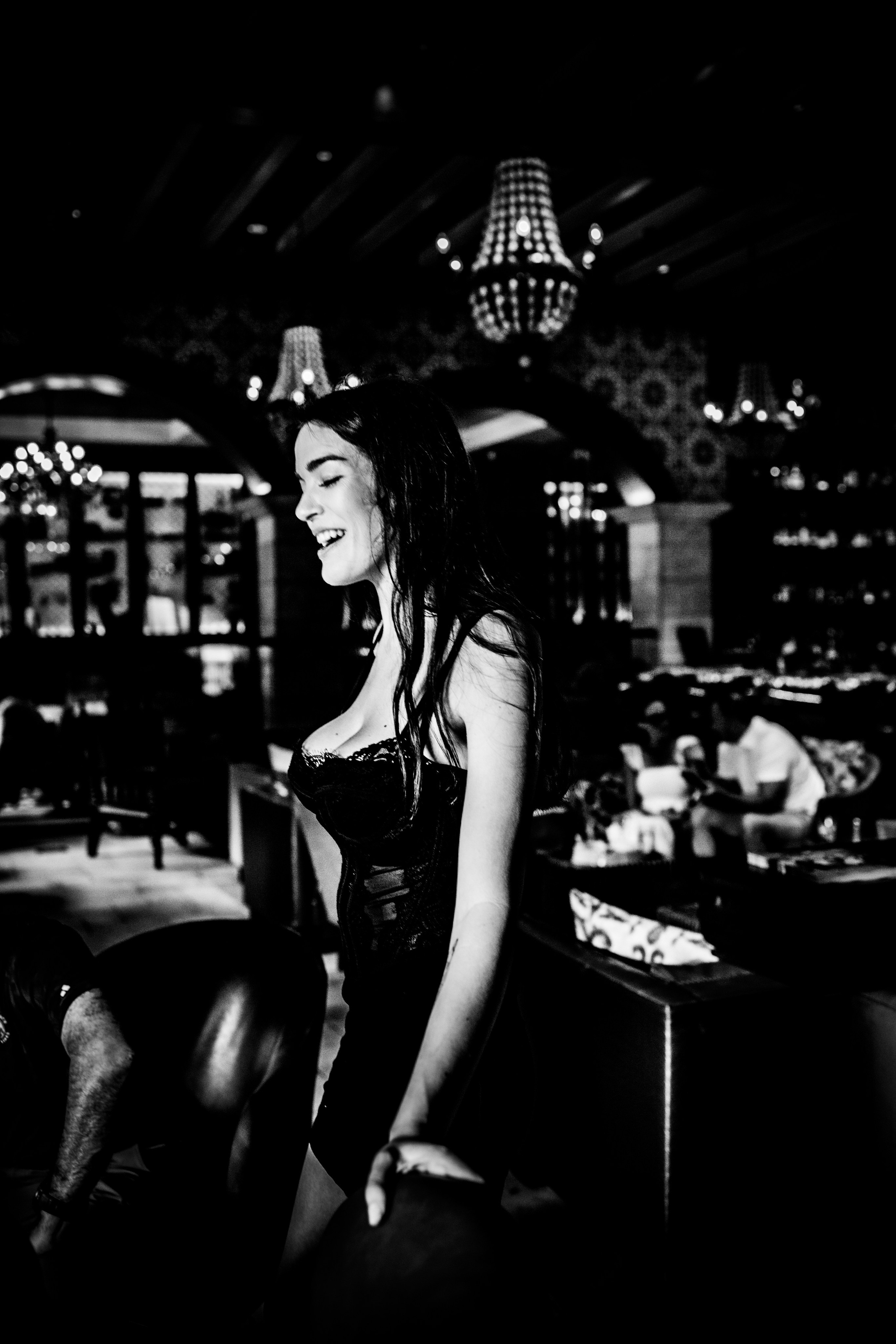 Burn Black and White Series. Out and About 239