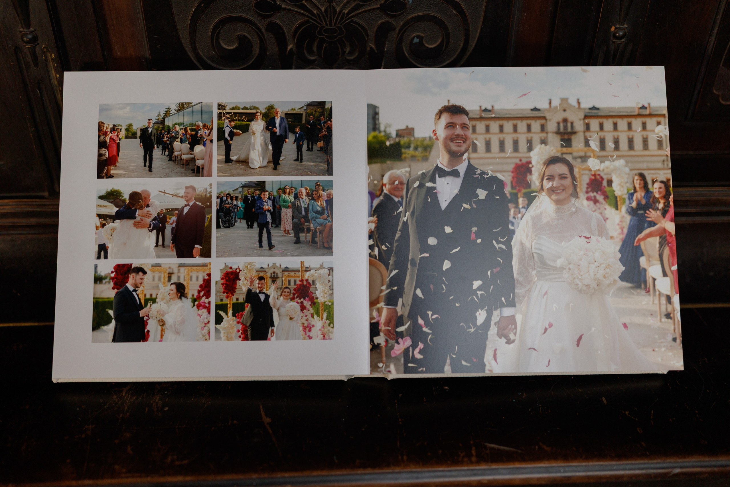 Albume de Nuntă cu Copertă din Eco-Piele Albă –  Eleganță, Lumină și Emoție. Scarlat Photography